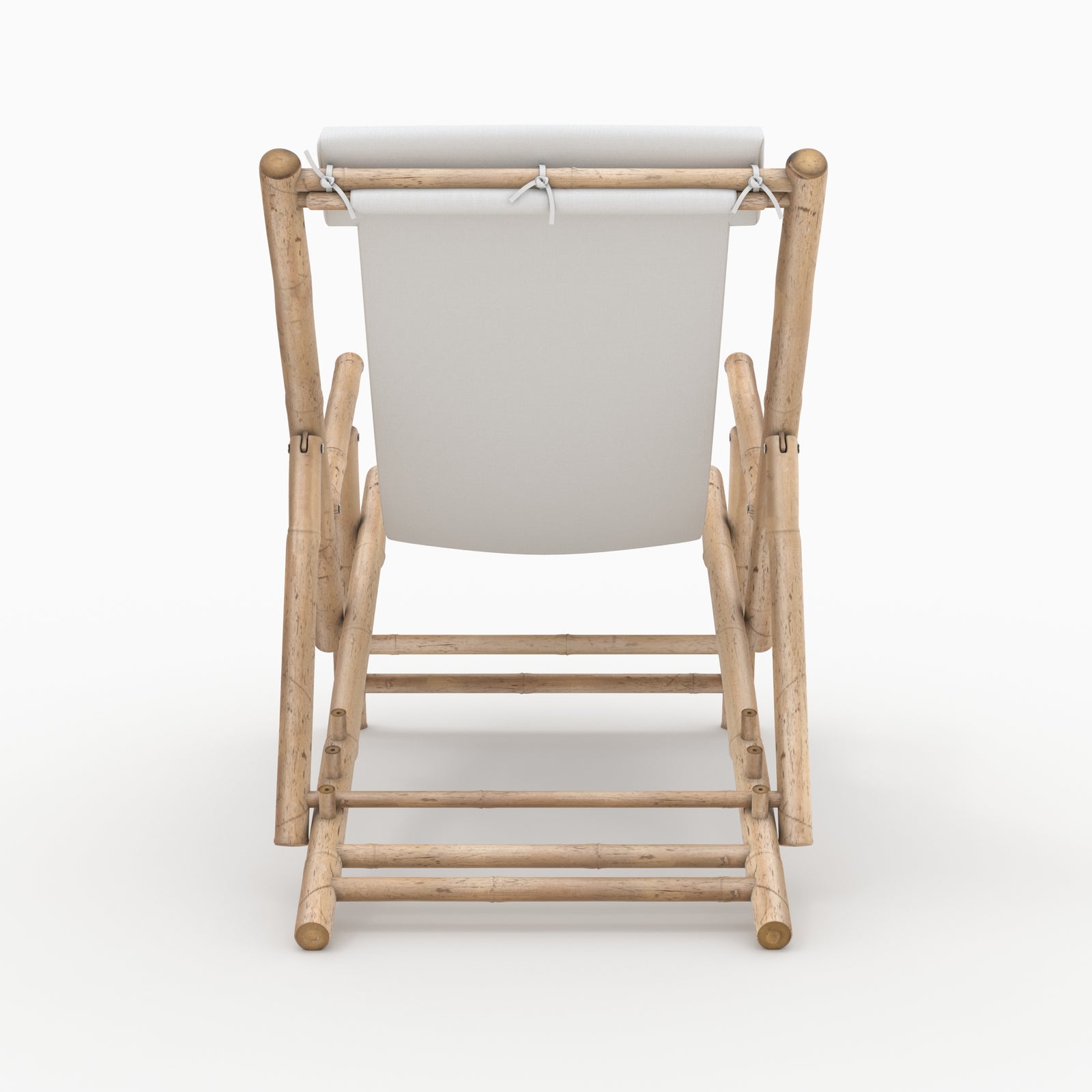 chilienne en bambou tissu creme blanc casse vadella fond beige