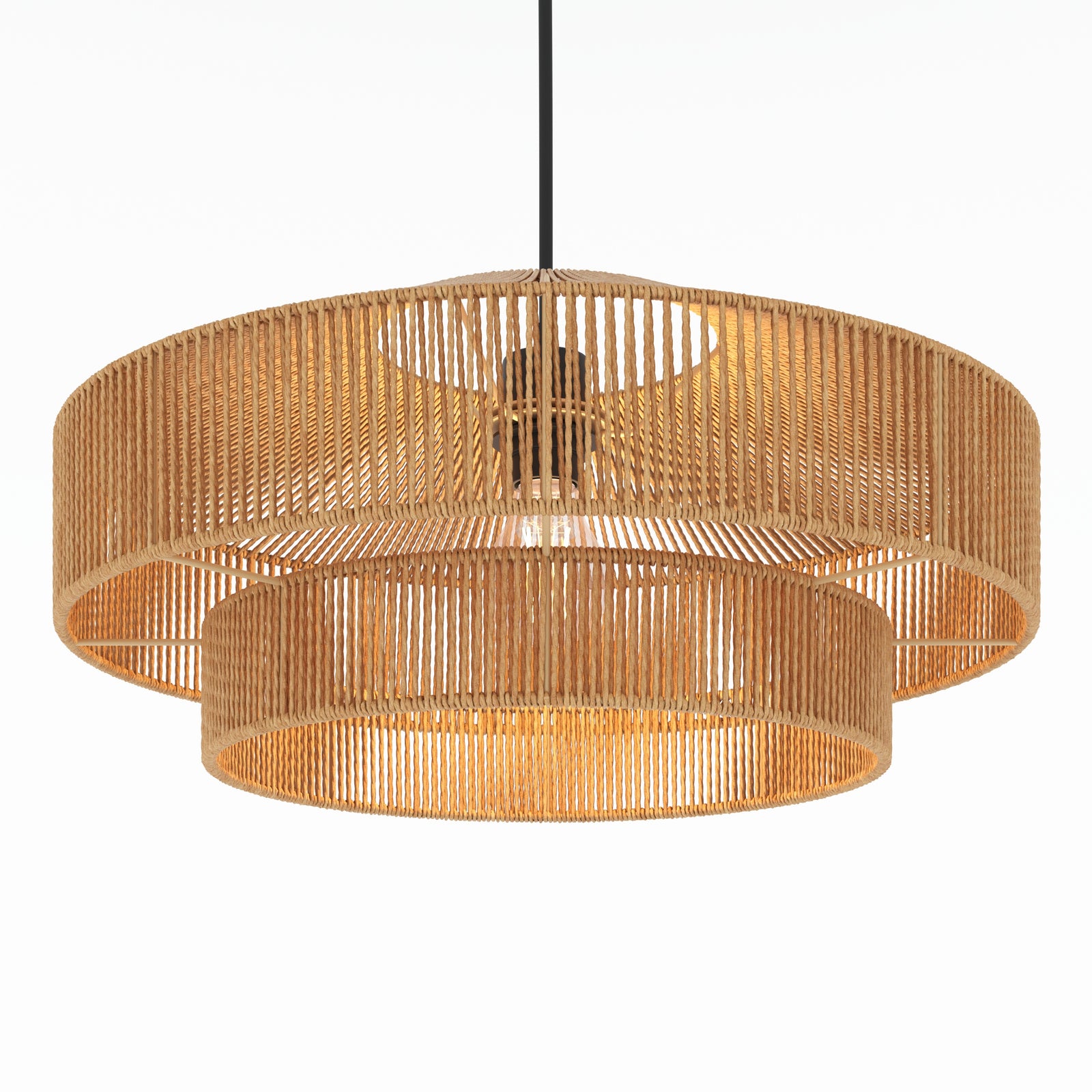 clairia suspension ronde superposition en papier de corde 60 cm_1