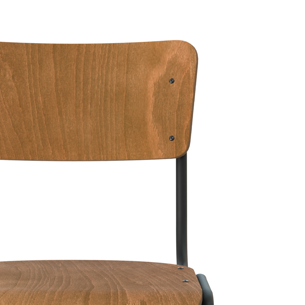 clem chaise de bar ecolier mi hauteur bois fonce 65 cm_1
