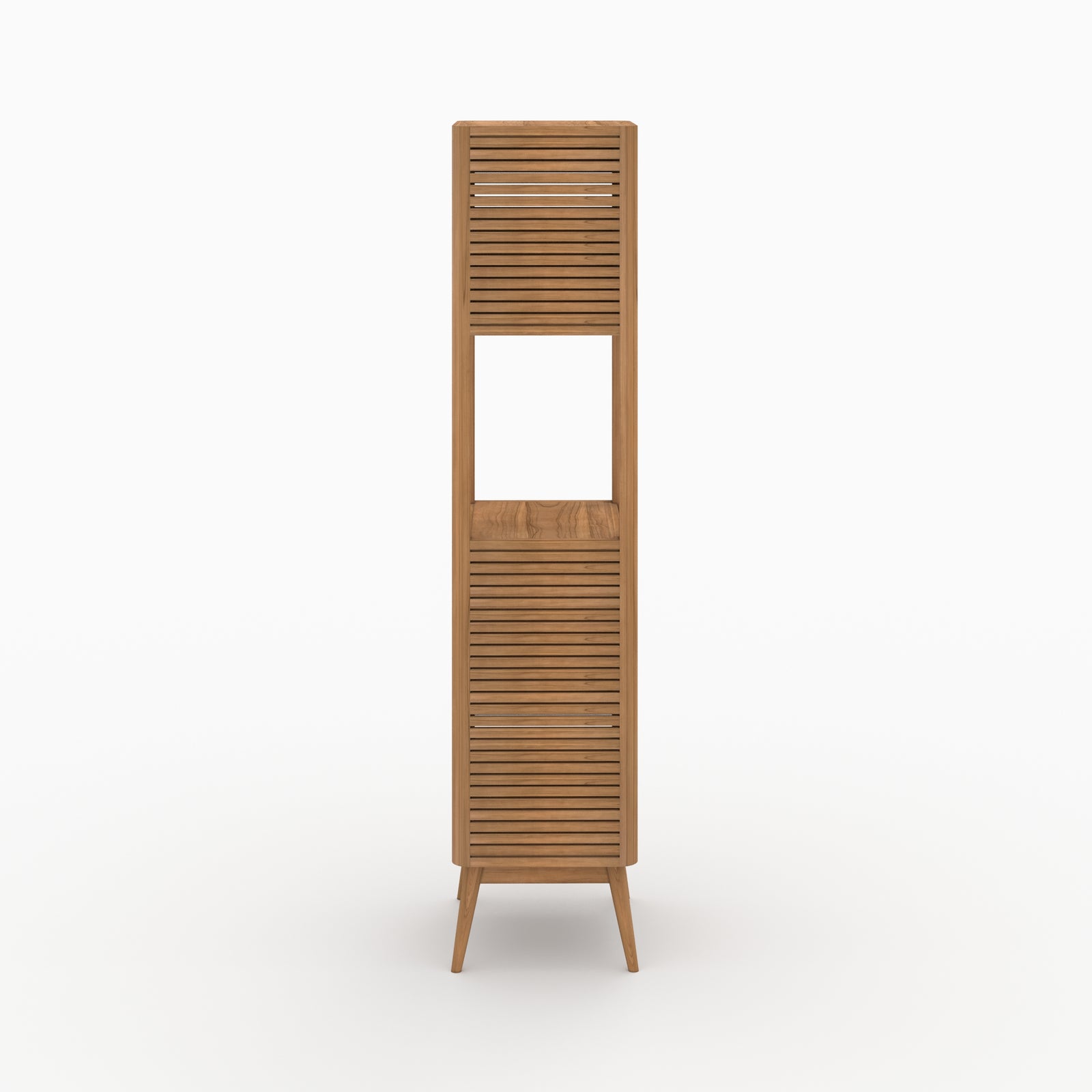 colonne auguste teck avec etageres