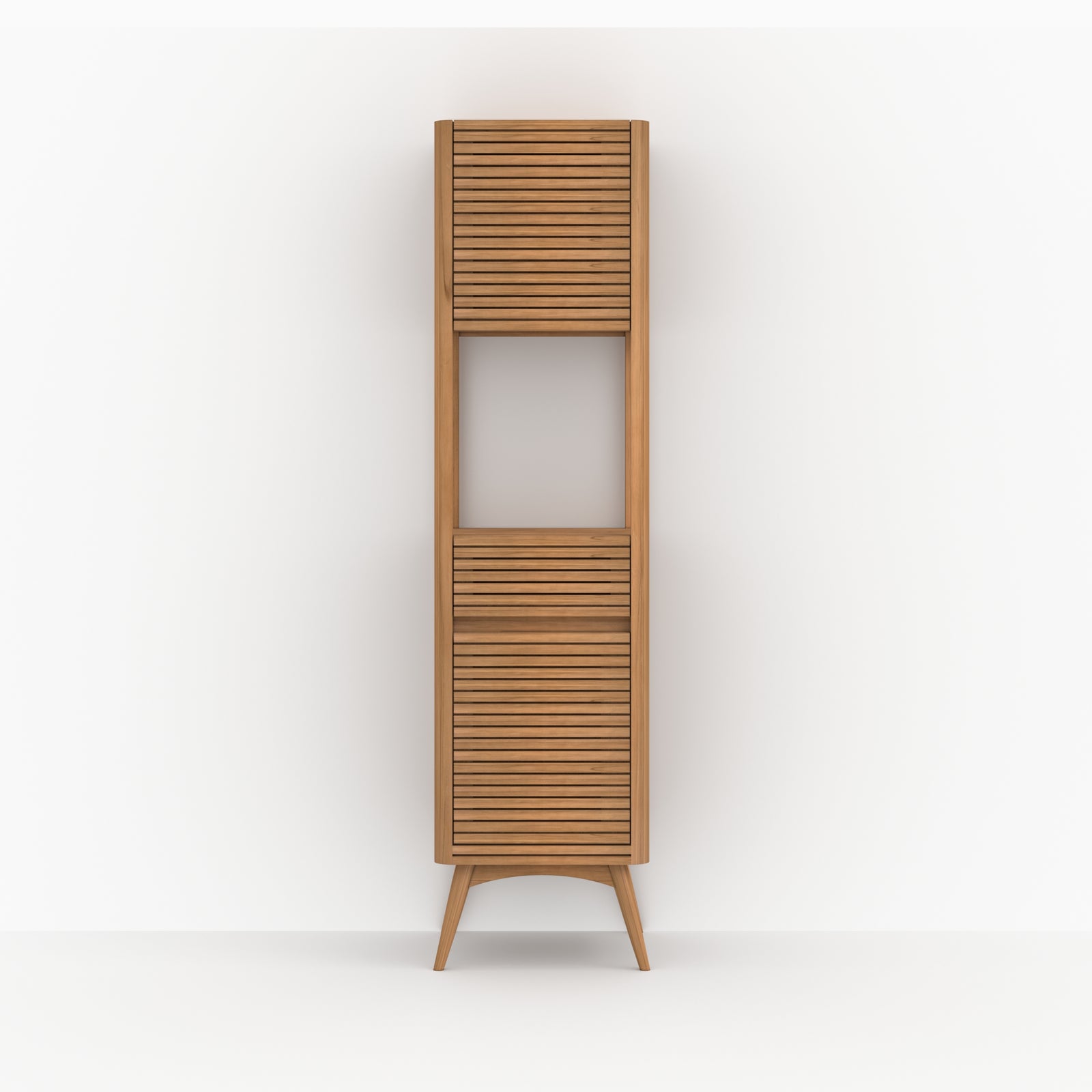 colonne de rangement auguste en teck