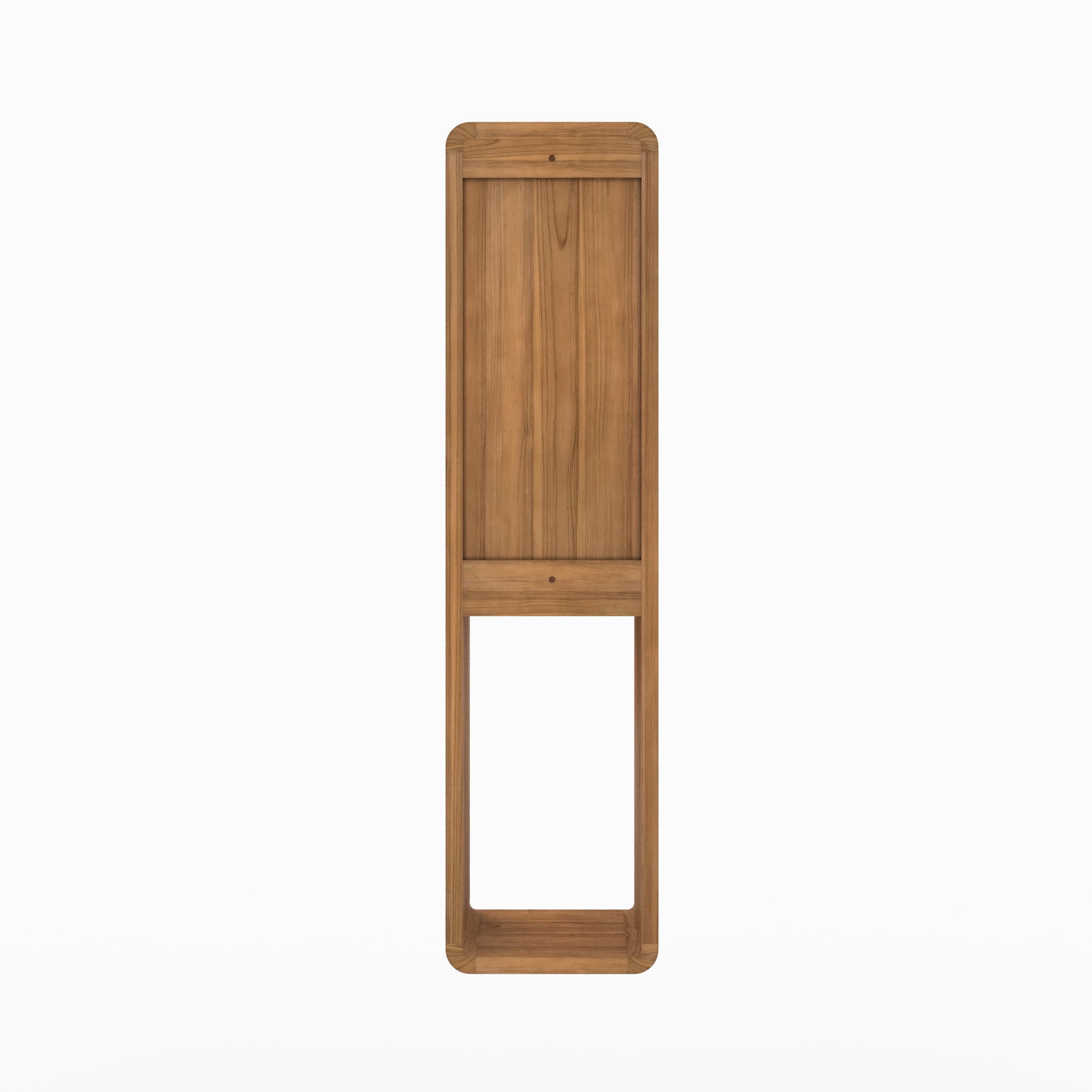 colonne de salle de bain kafa bois de teck rangement suspendue_1