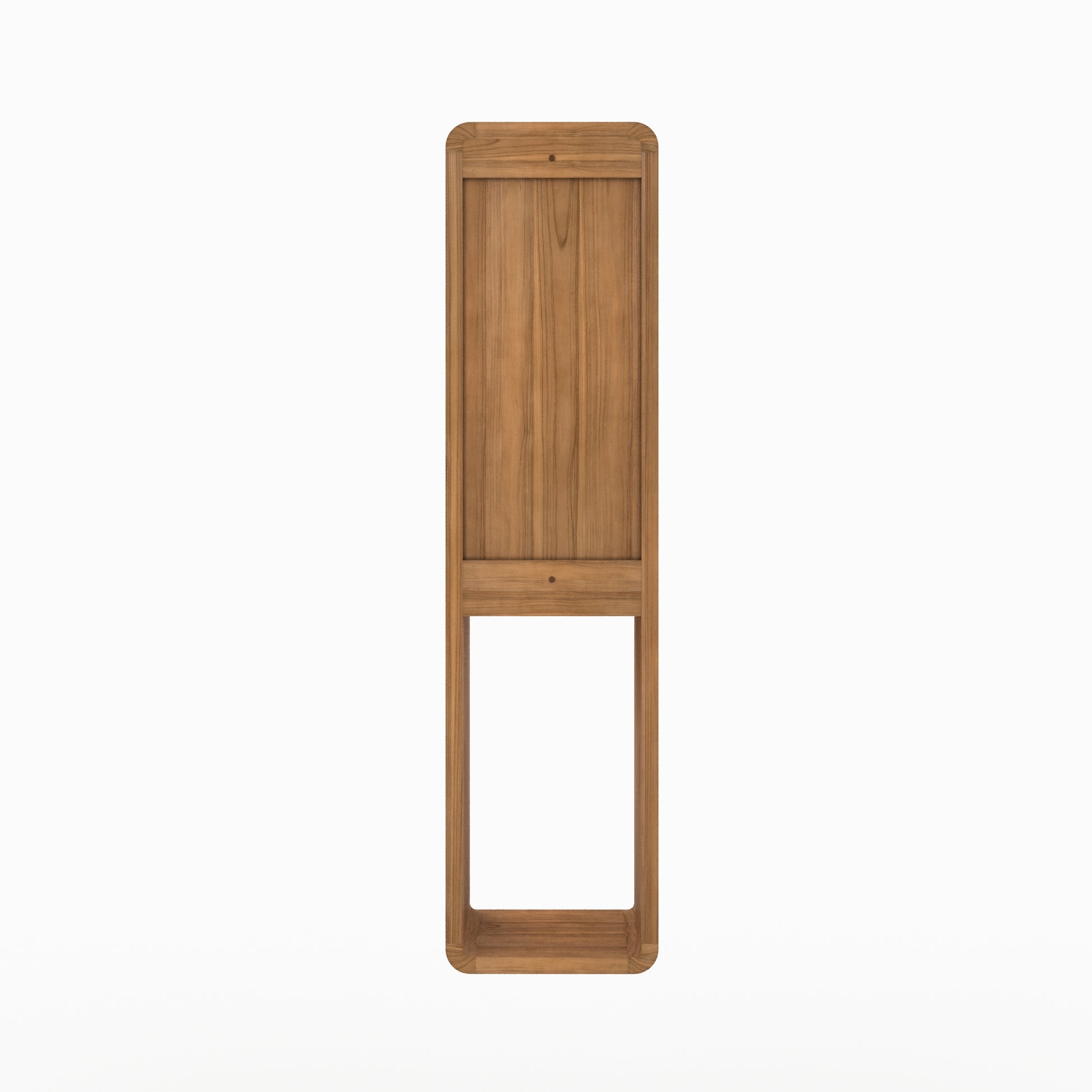 colonne de salle de bain kafa bois de teck rangement suspendue_2