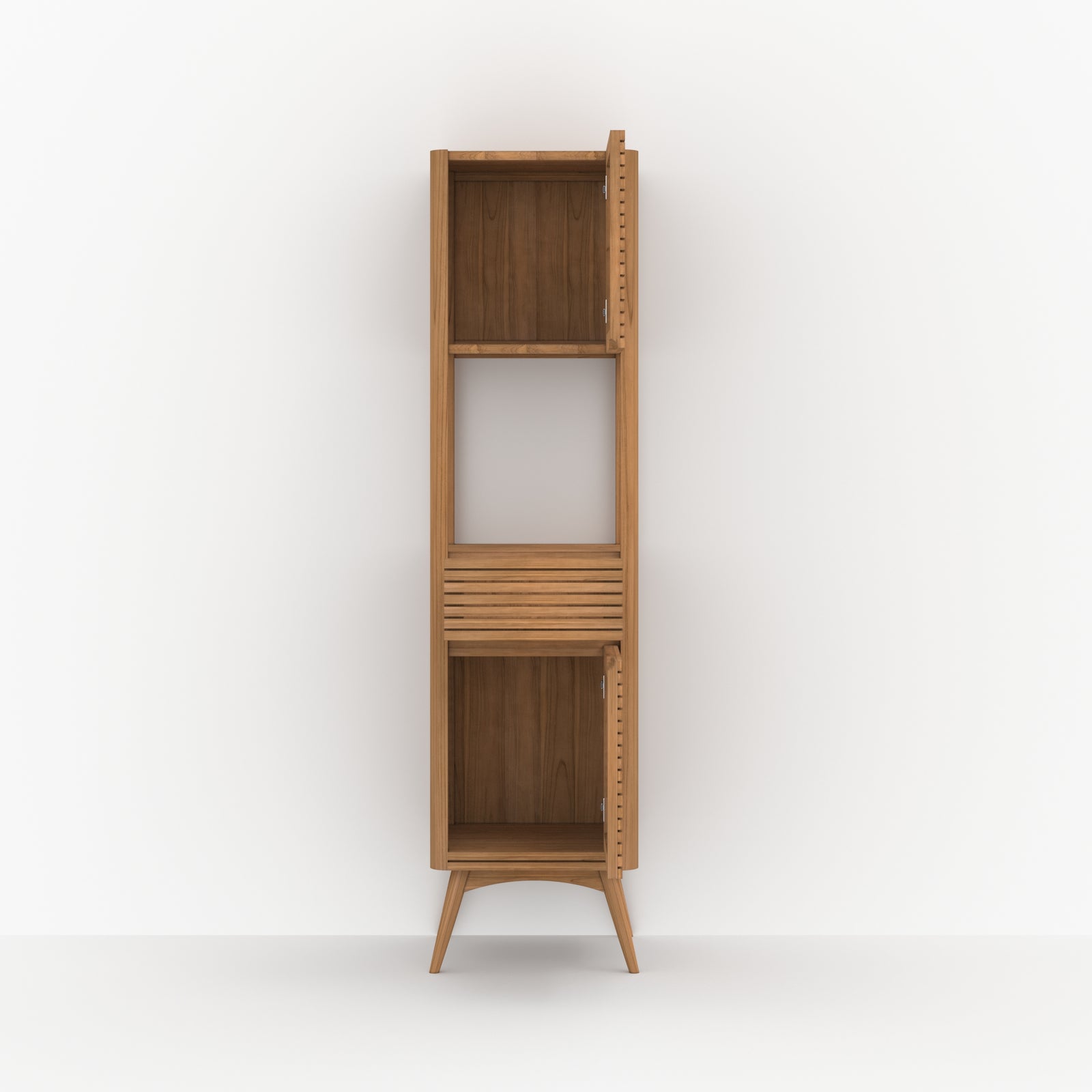 colonne salle de bain auguste teck verticale