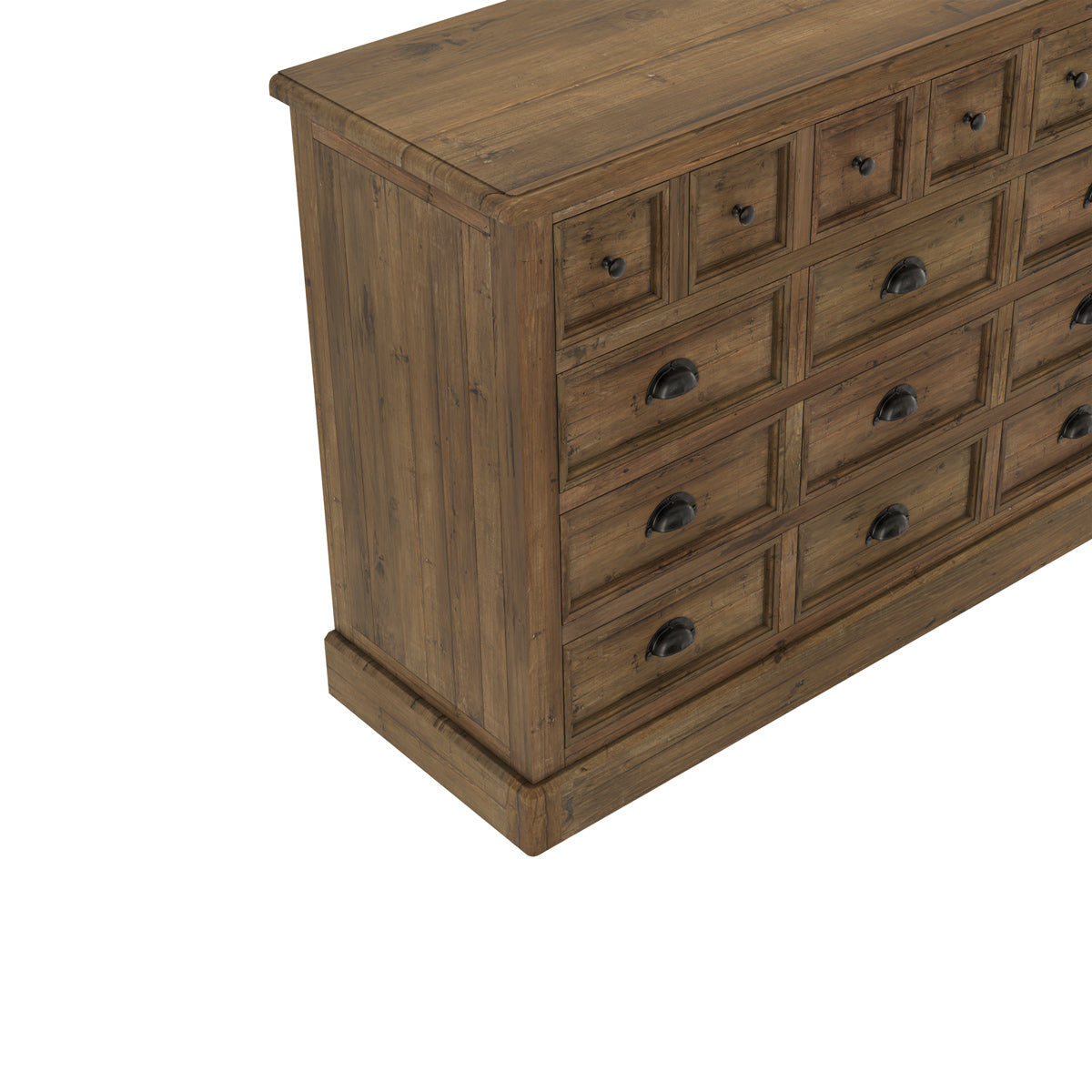 commode akka en bois recycle et metal