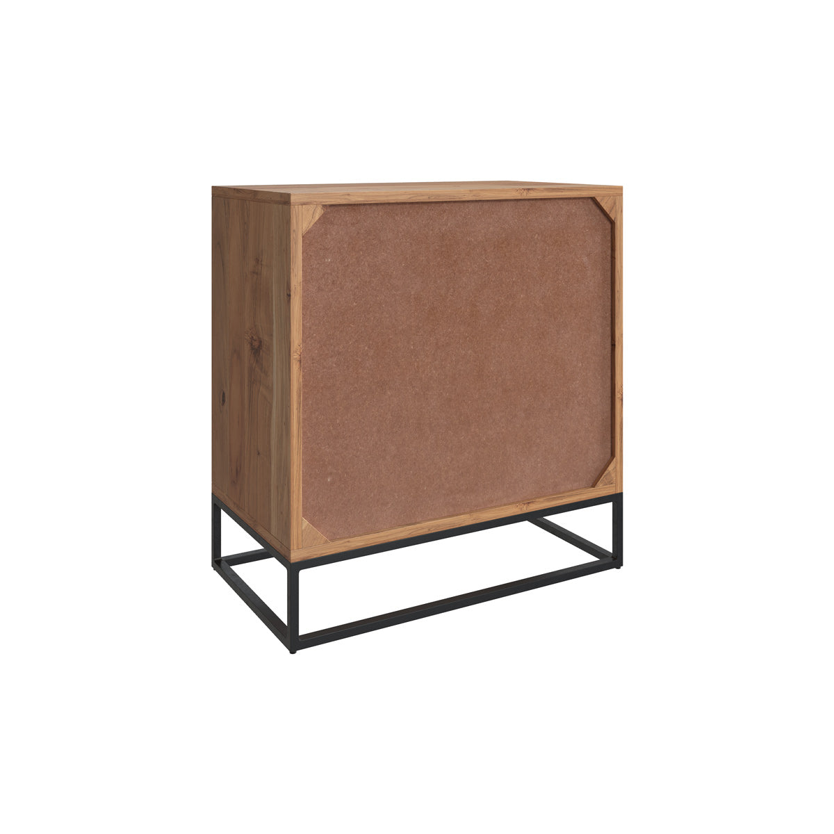 commode pour chambre 3 tiroirs pieds metal alabama