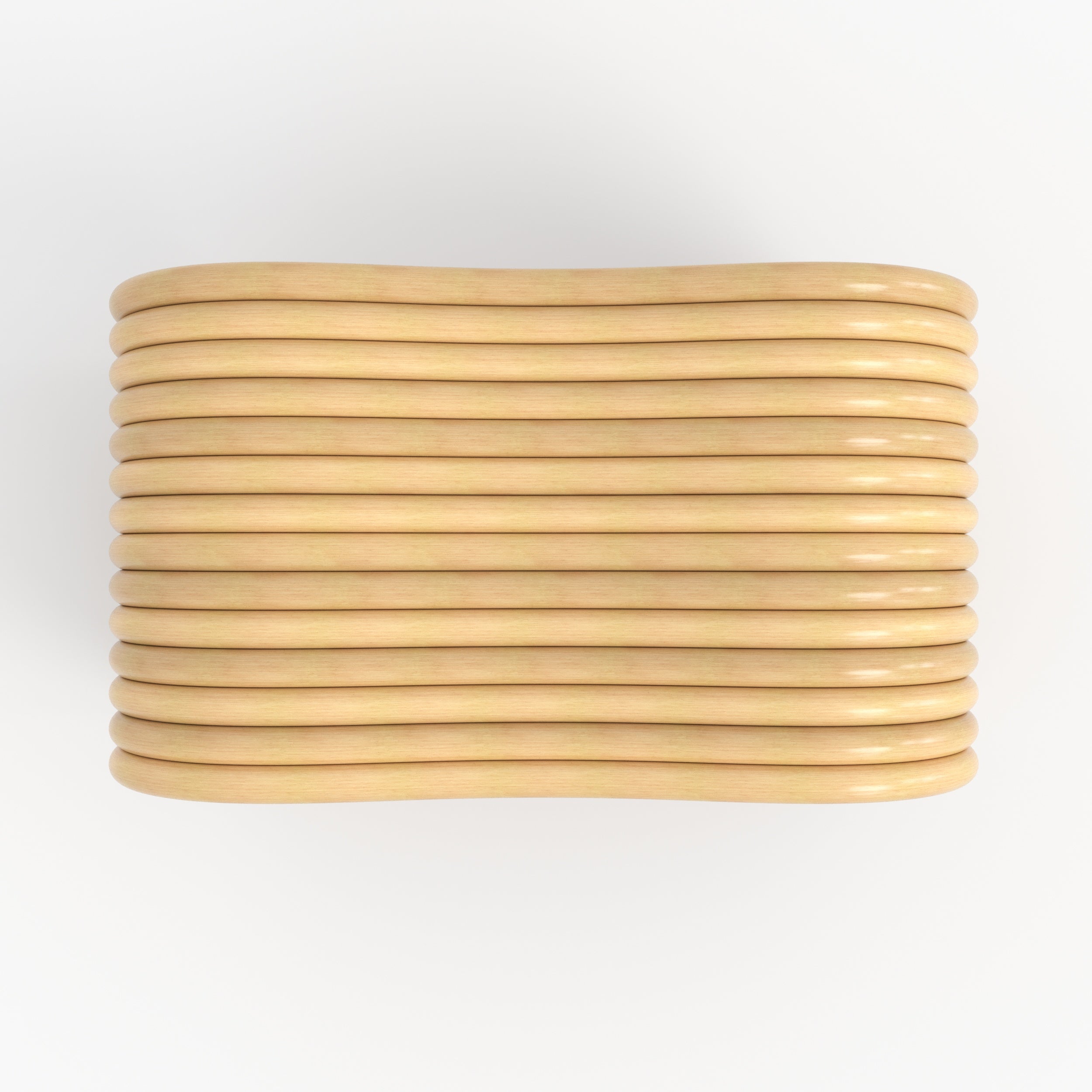 Tabouret Wave en rotin