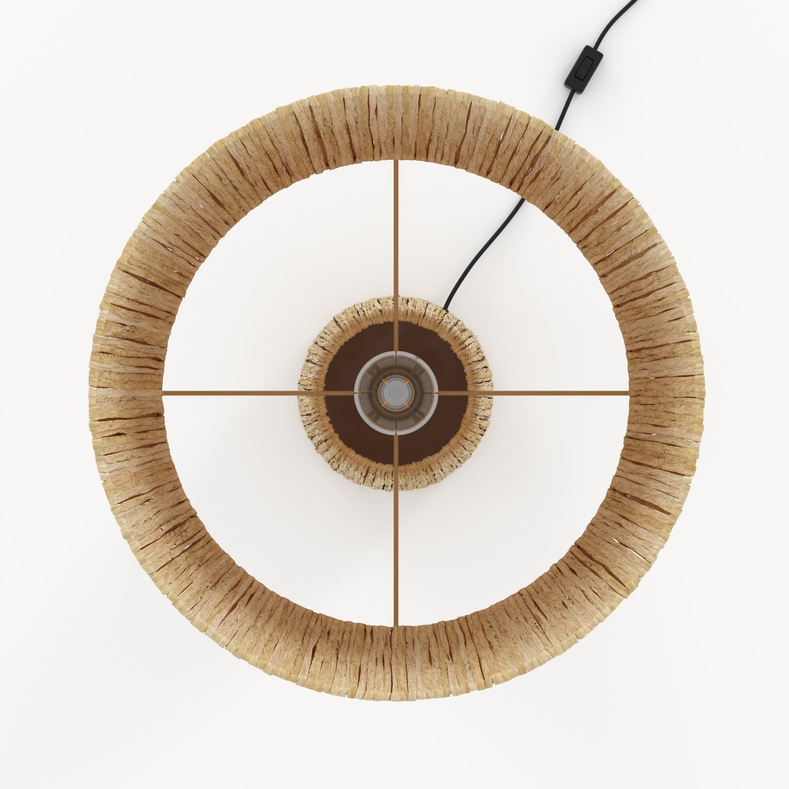 eclairage boheme grande lampe solea feuille palmier