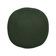 elisa pouf vert olive ticot