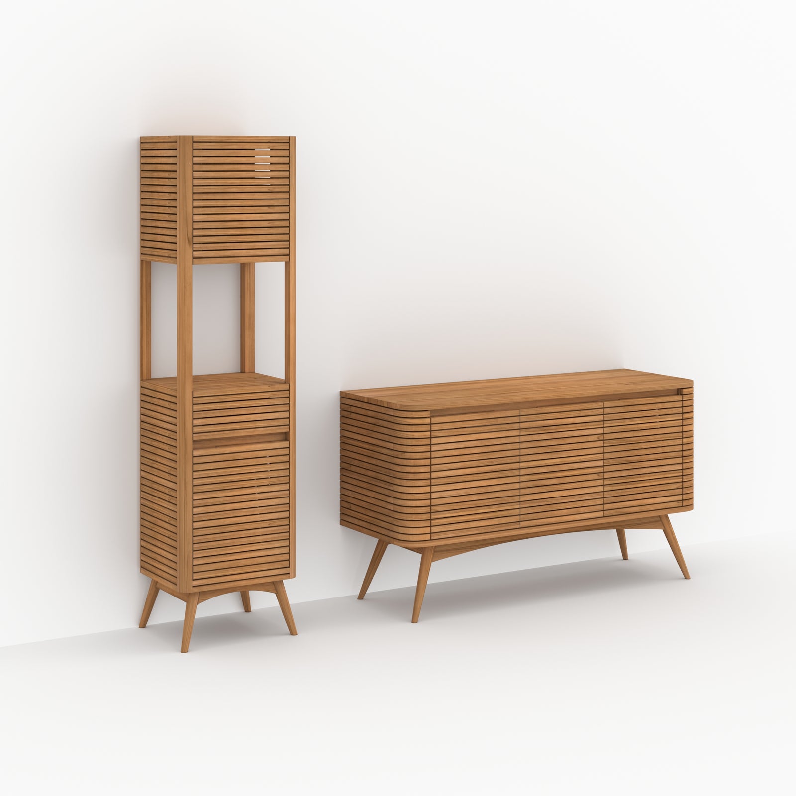 ensemble auguste bois de teck 140 cm sdb