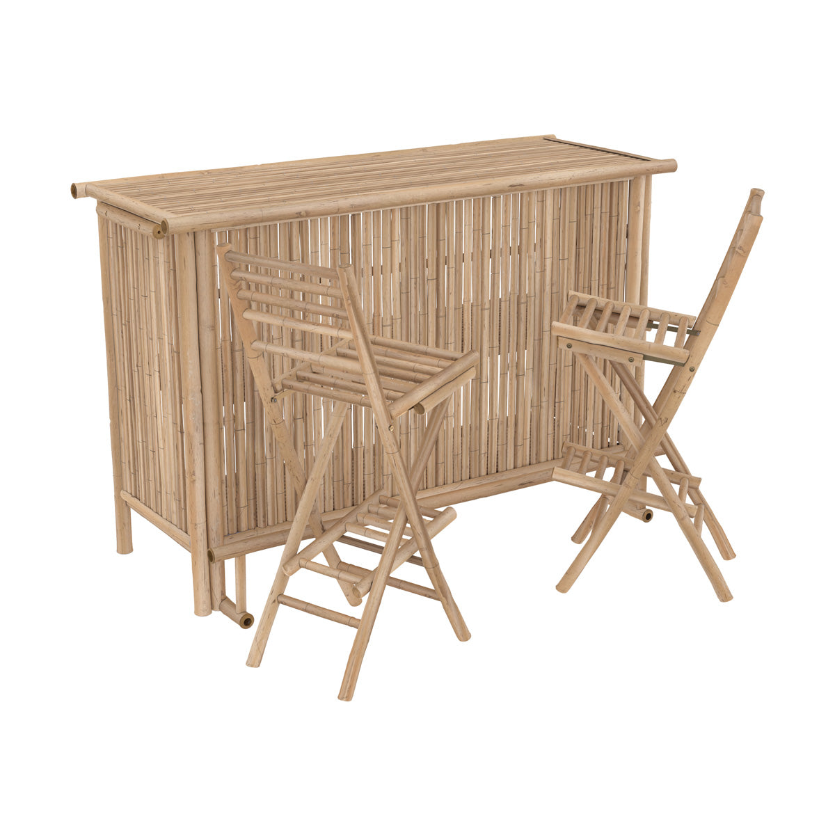 ensemble bar et chaise de bar de jardin vadella lot de 2