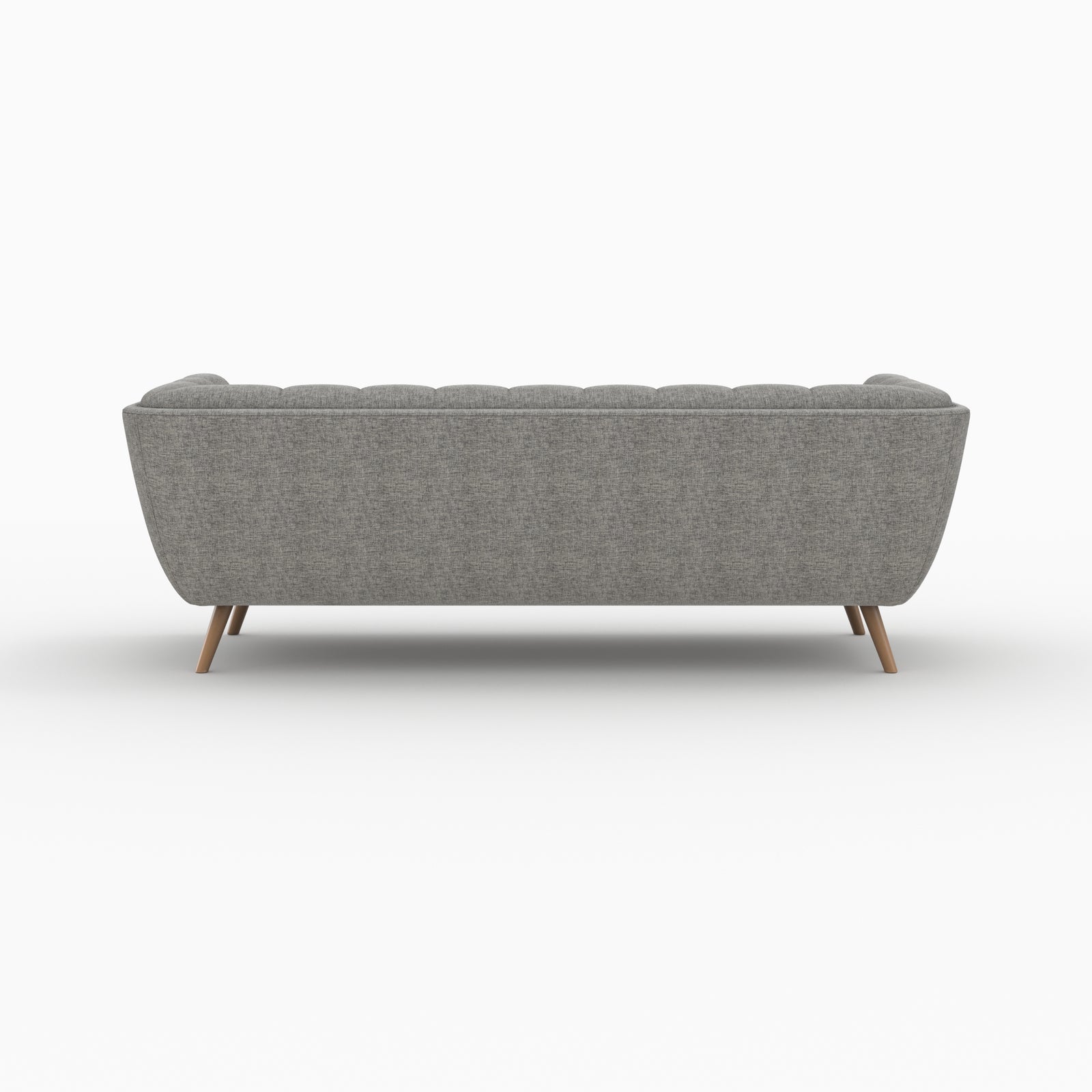 ensemble canape et fauteuil en tissu gris 4 places carmen rdv deco