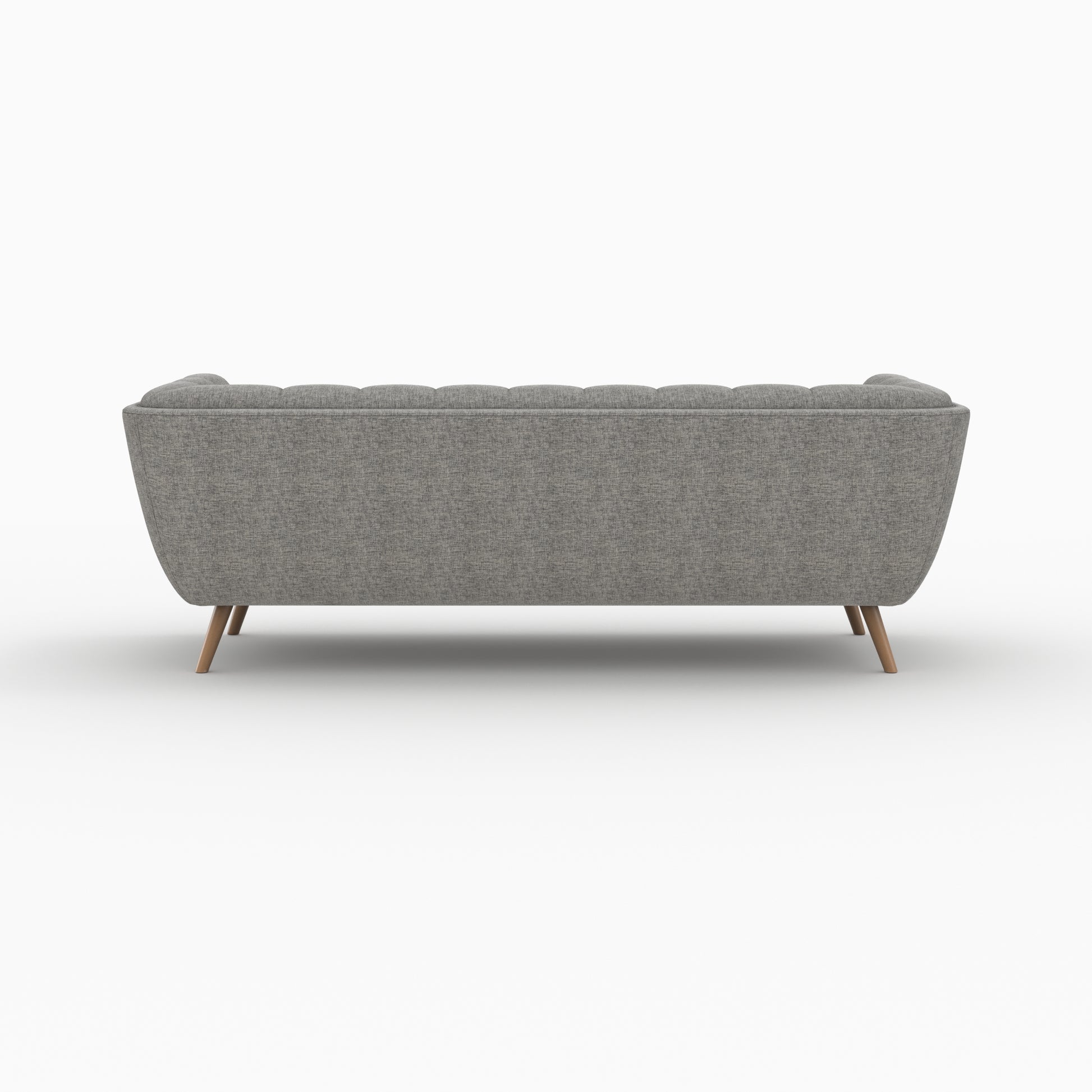 ensemble canape et fauteuil en tissu gris 4 places carmen rdv deco