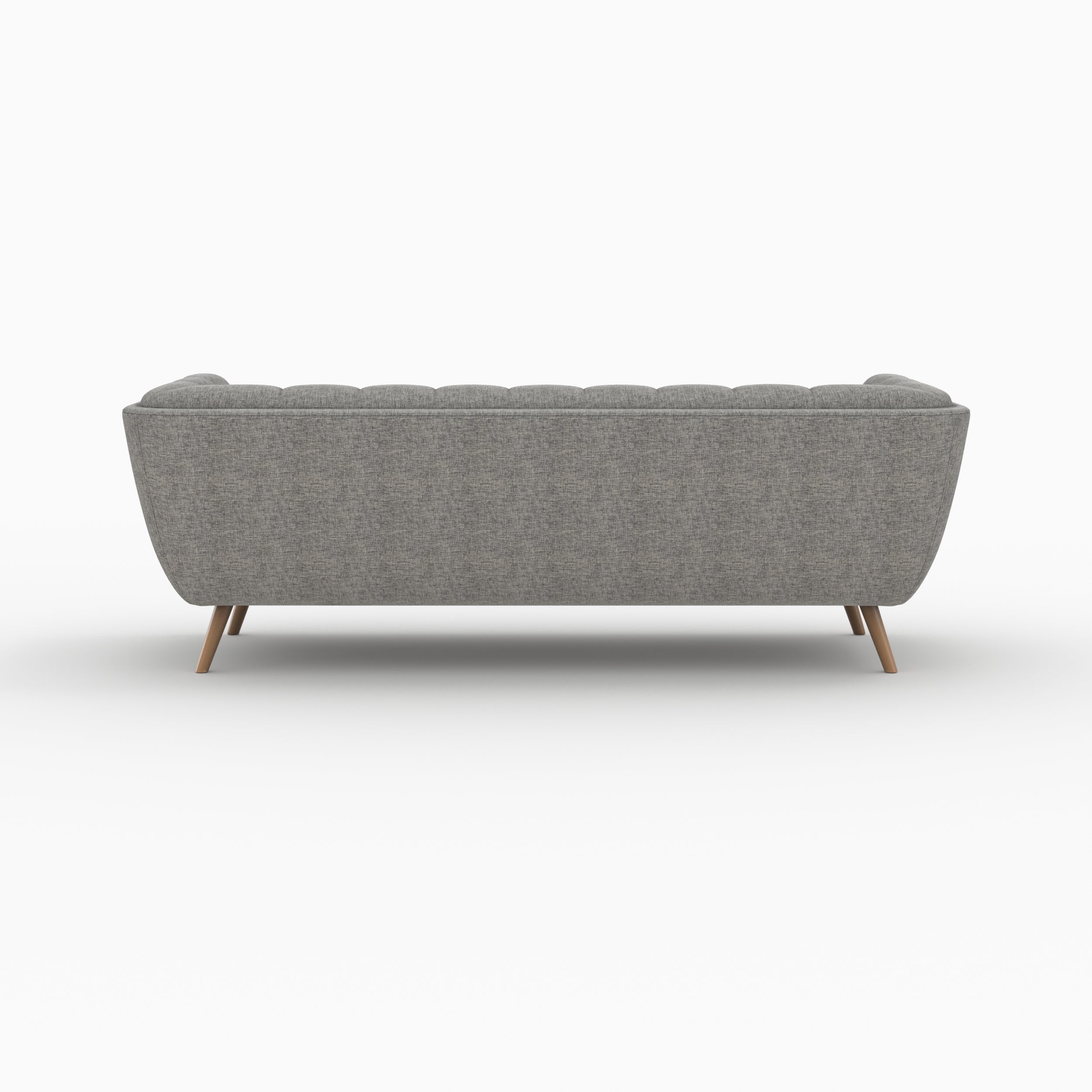ensemble canape et fauteuil en tissu gris 4 places carmen rdv deco