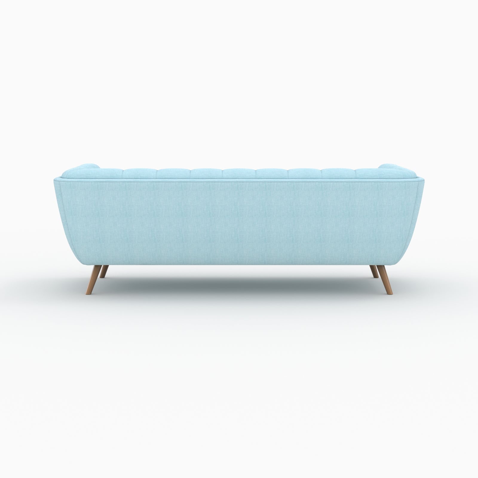 ensemble canape et fautueil carmen en tissu bleu clair 4 places