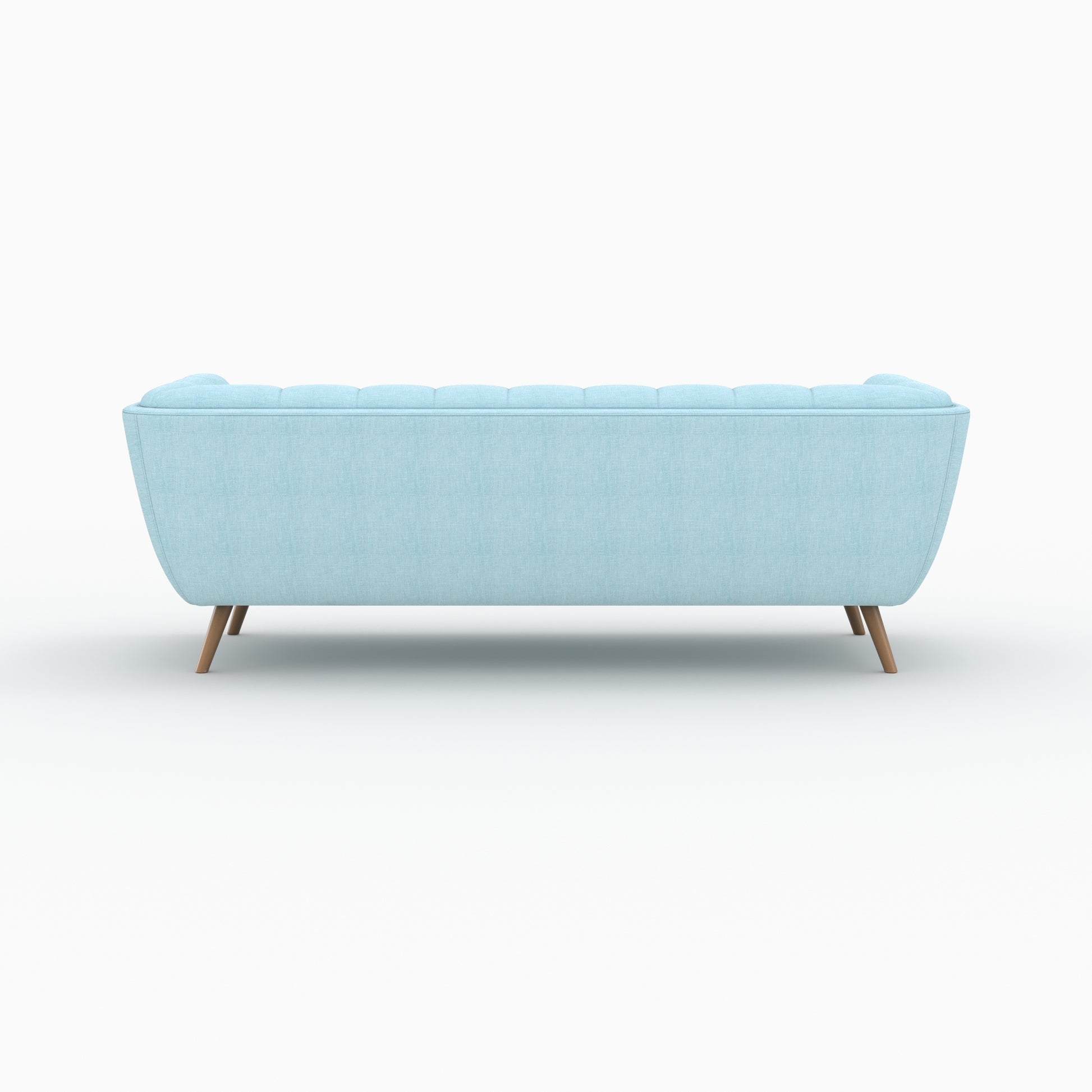 ensemble canape et fautueil carmen en tissu bleu clair 4 places