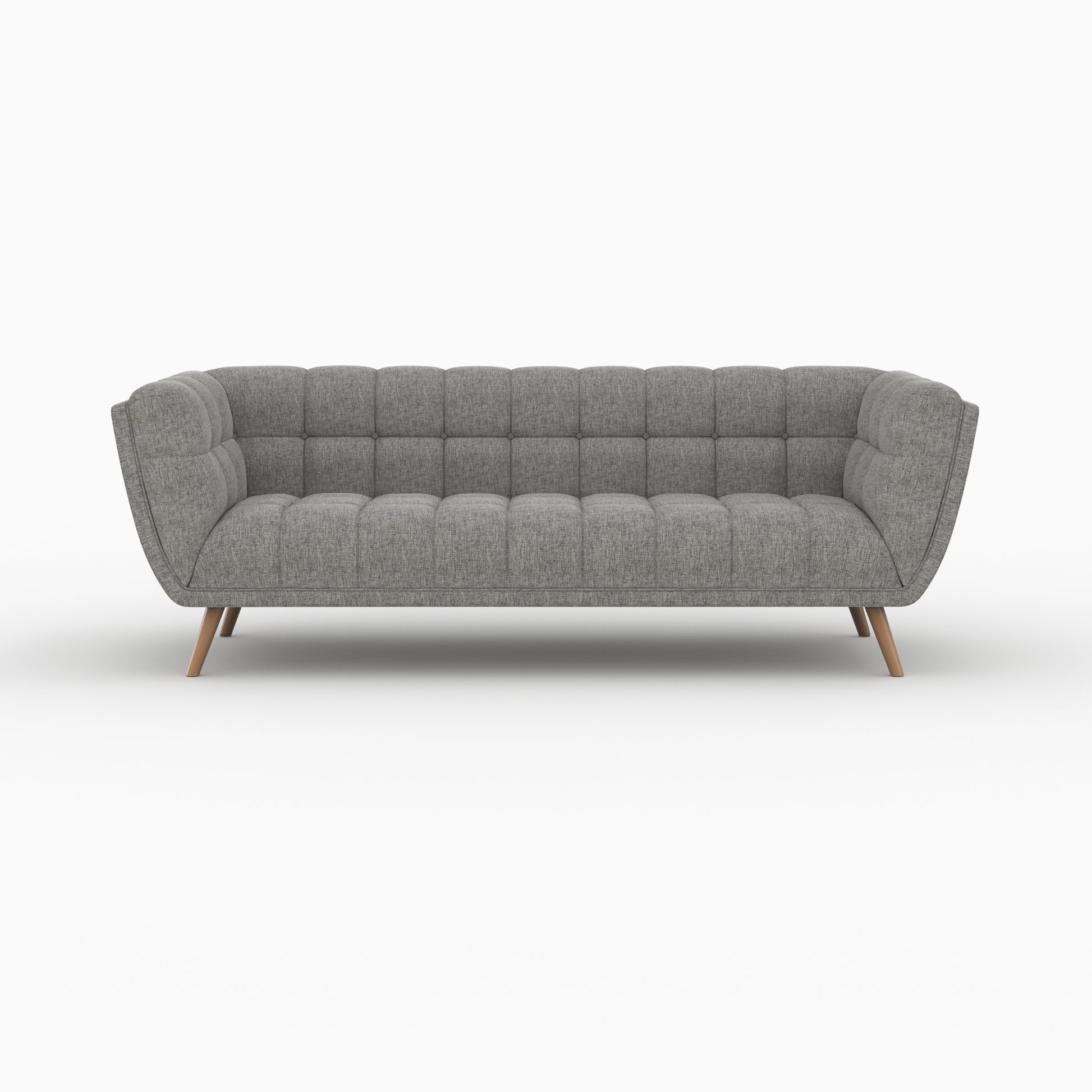 ensemble canape fauteuil en tissu gris 4 places