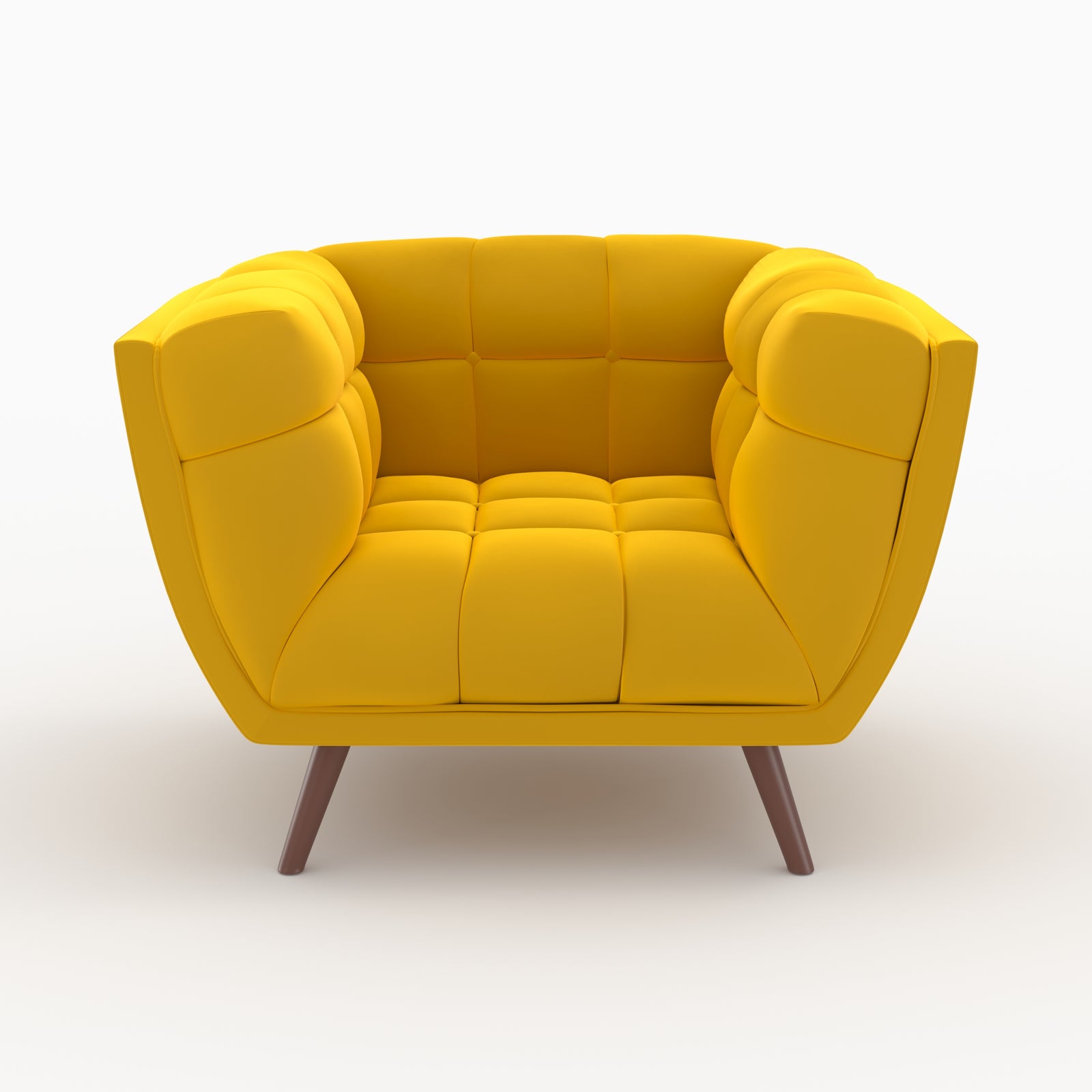 ensemble canape fauteuil mona en velours jaune