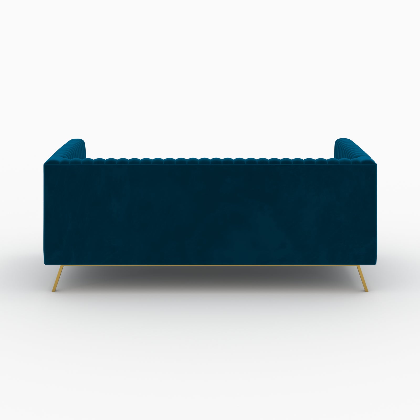 ensemble canape gatsby velours bleu fonce 5 personne