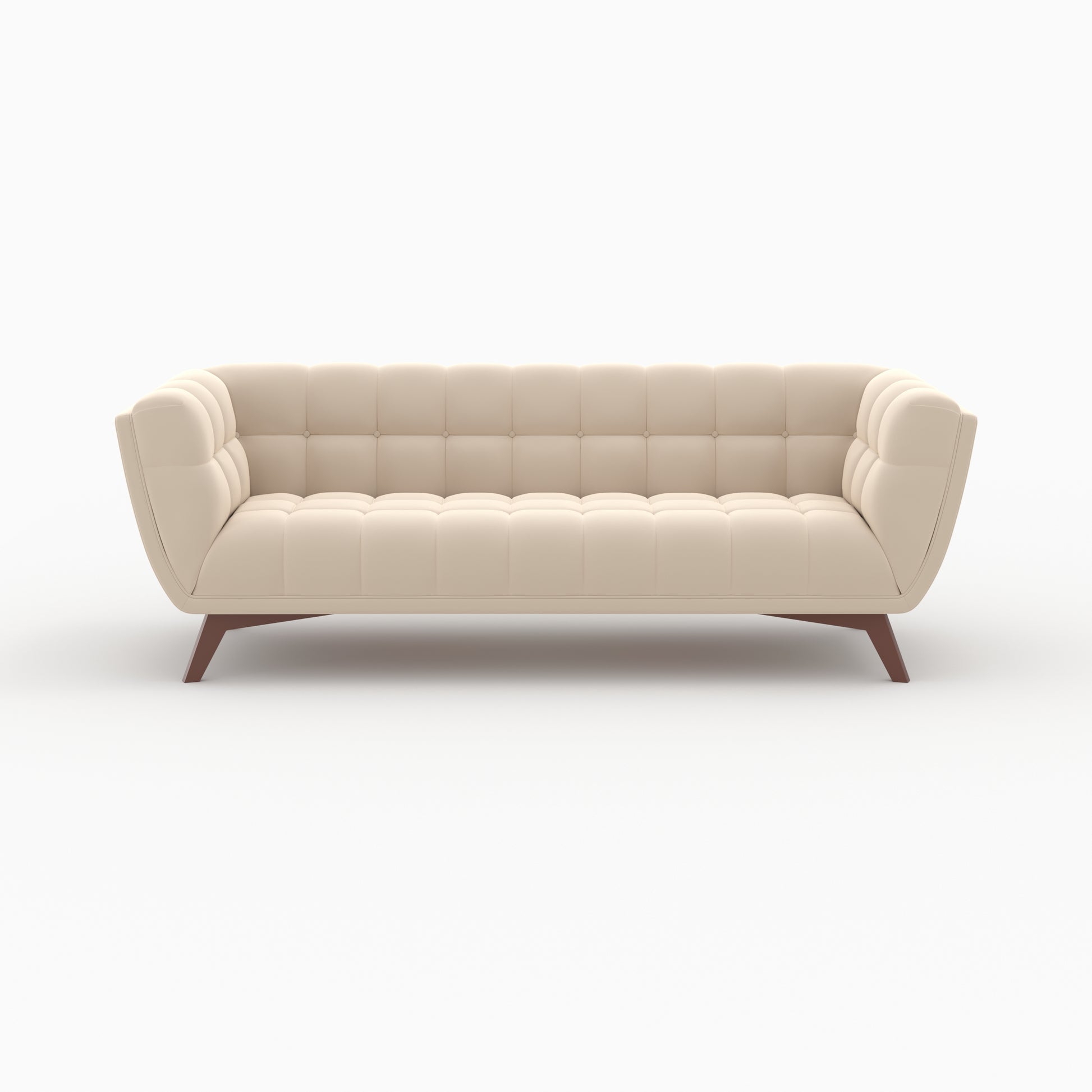 ensemble canapes en velours beige 5 places mona rdv deco