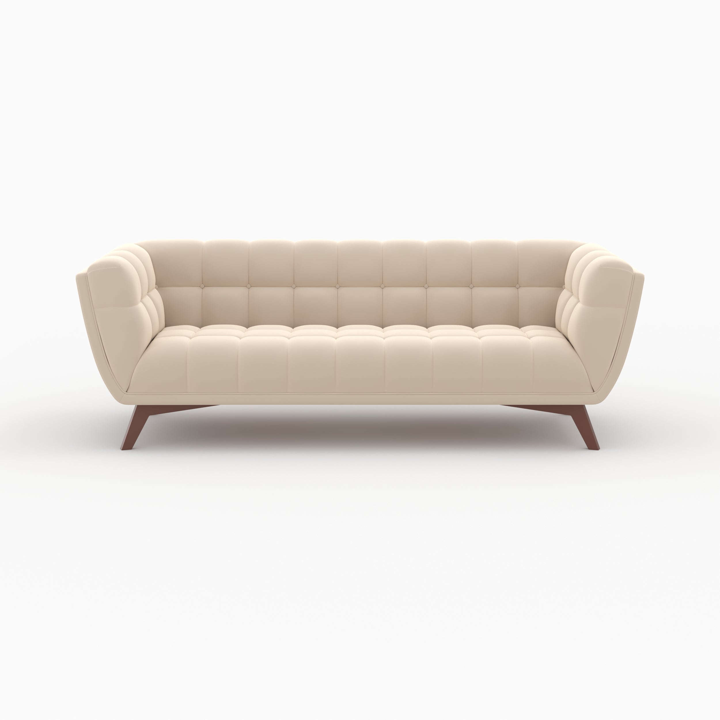 ensemble canapes en velours beige 5 places mona rdv deco