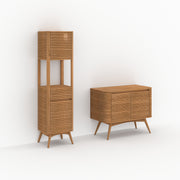ensemble de salle de bain en bois de teck auguste