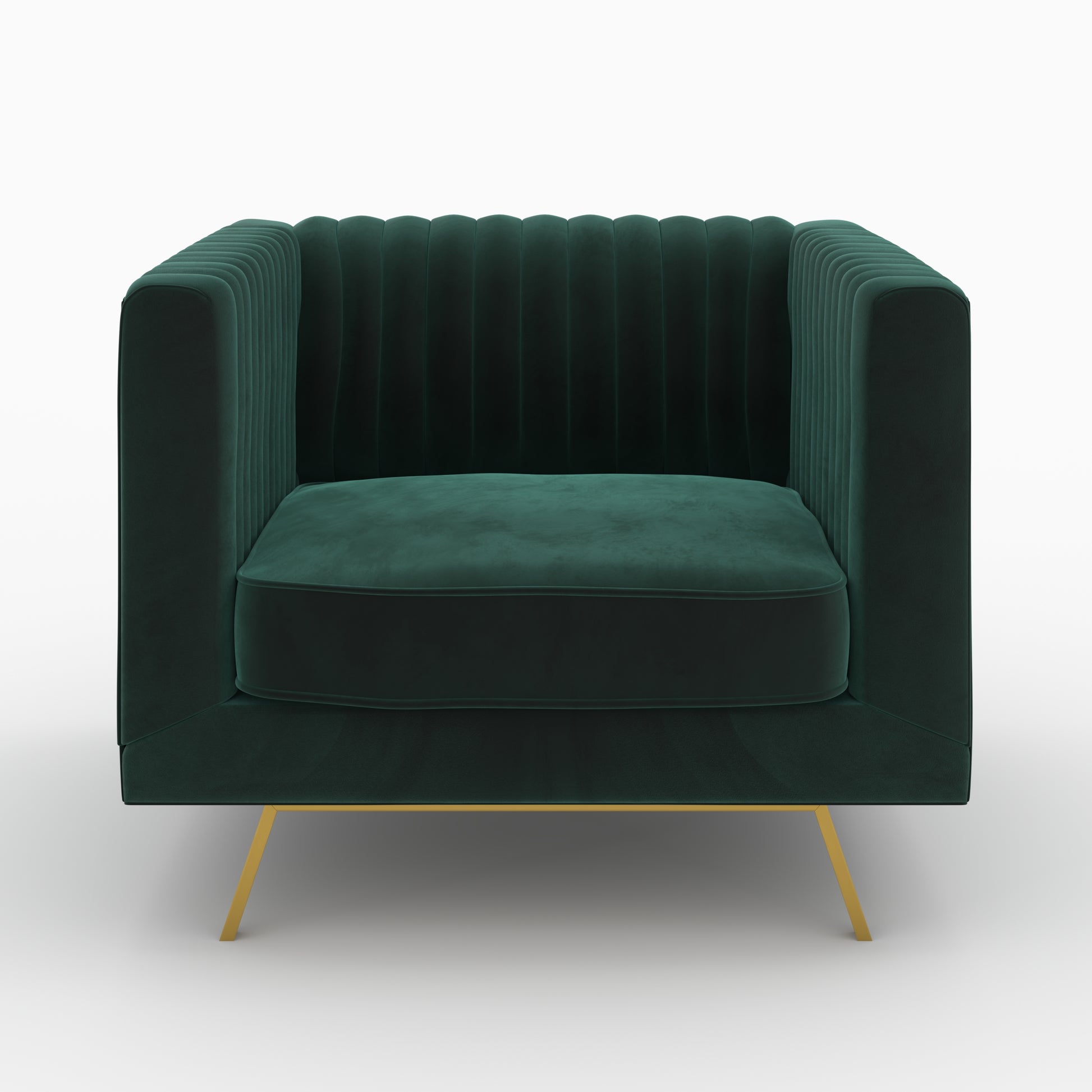 ensemble gatsby velours vert pieds dores