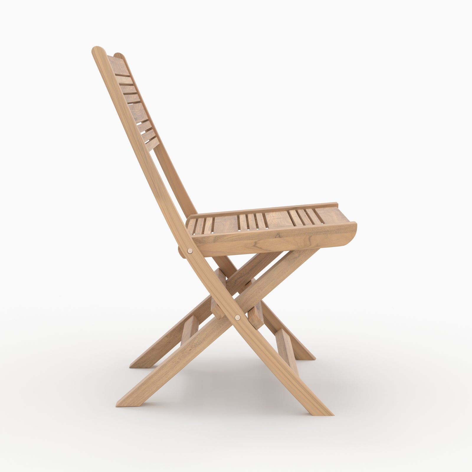 ensemble table et chaise de jardin bois de teck 6 personnes nido fond beige