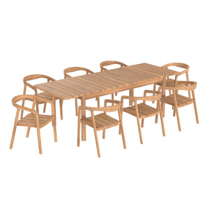 ensemble table et chaises de jardin kora