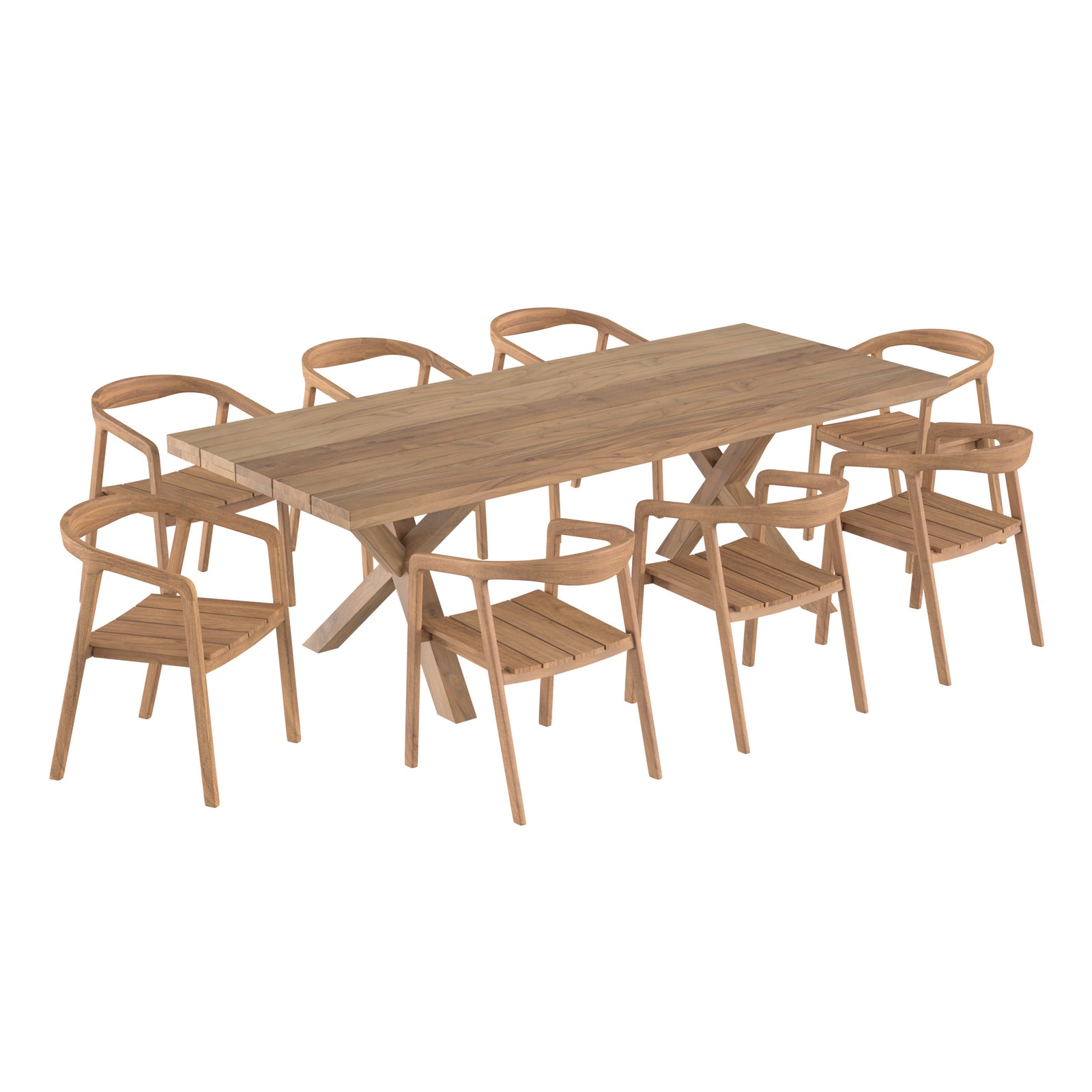 ensemble table et chaises de jardin soraya