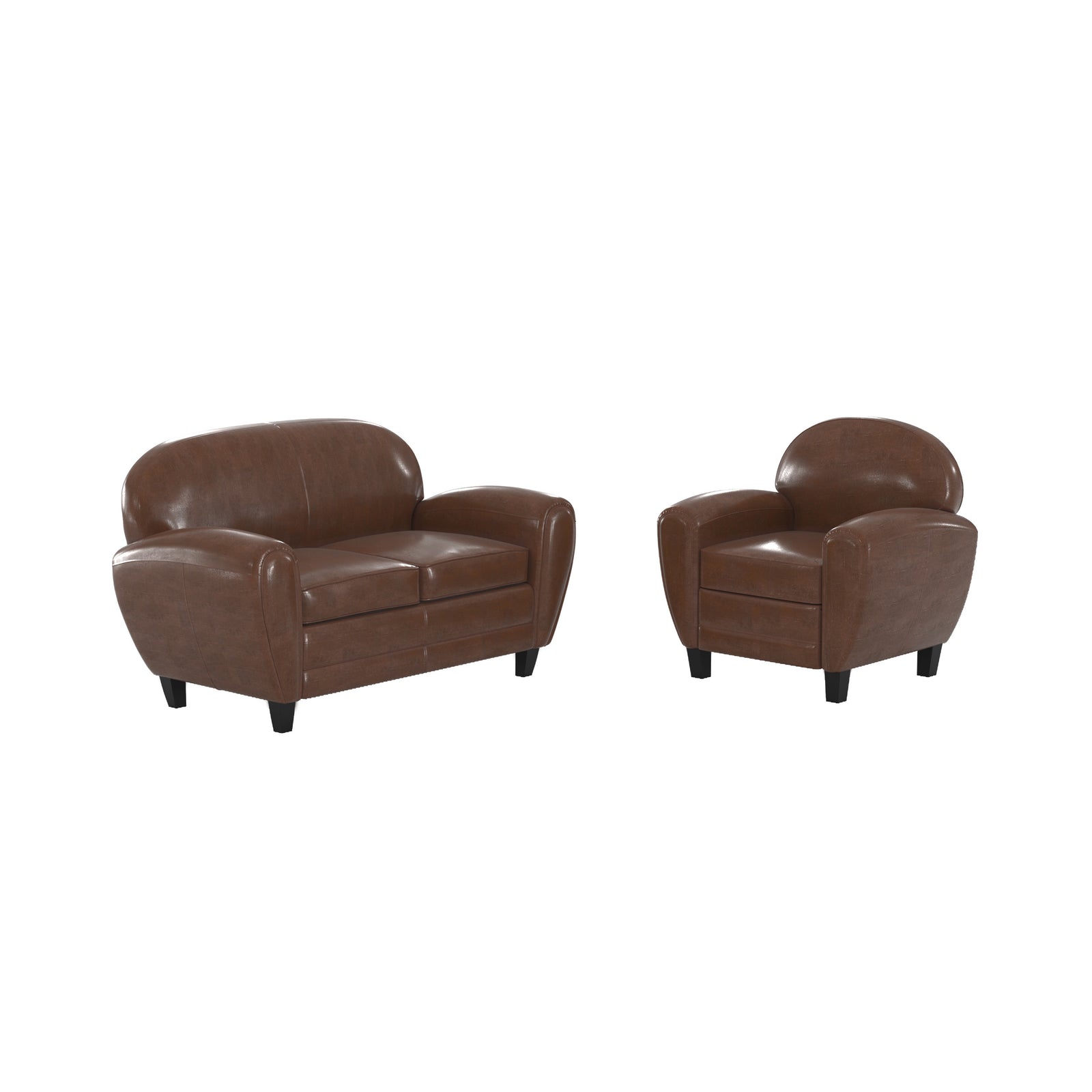 ensemble_canape_fauteuil_club_marron_fonce_3_places_croute_de_cuir
