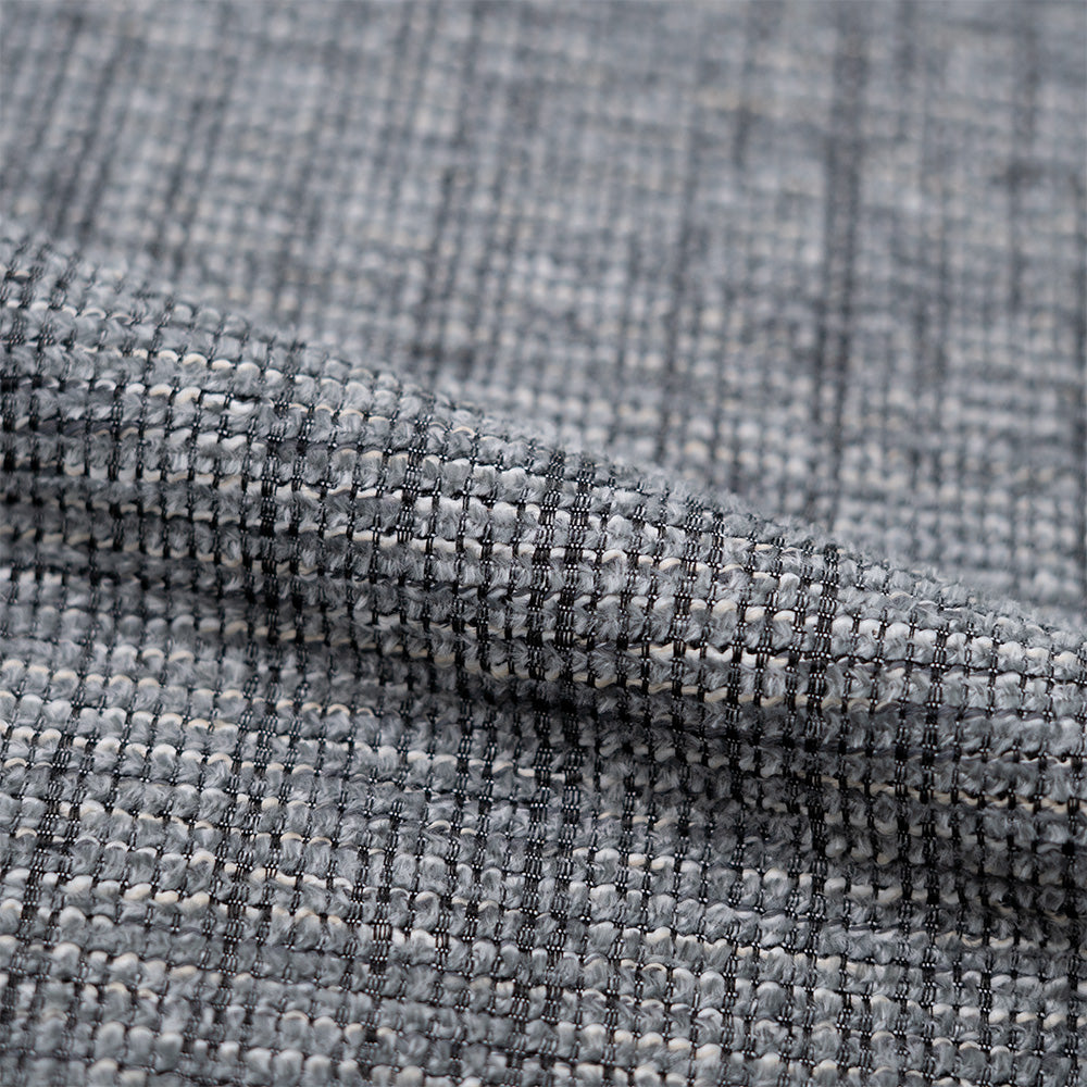 Chaise Andy en tissu gris chiné