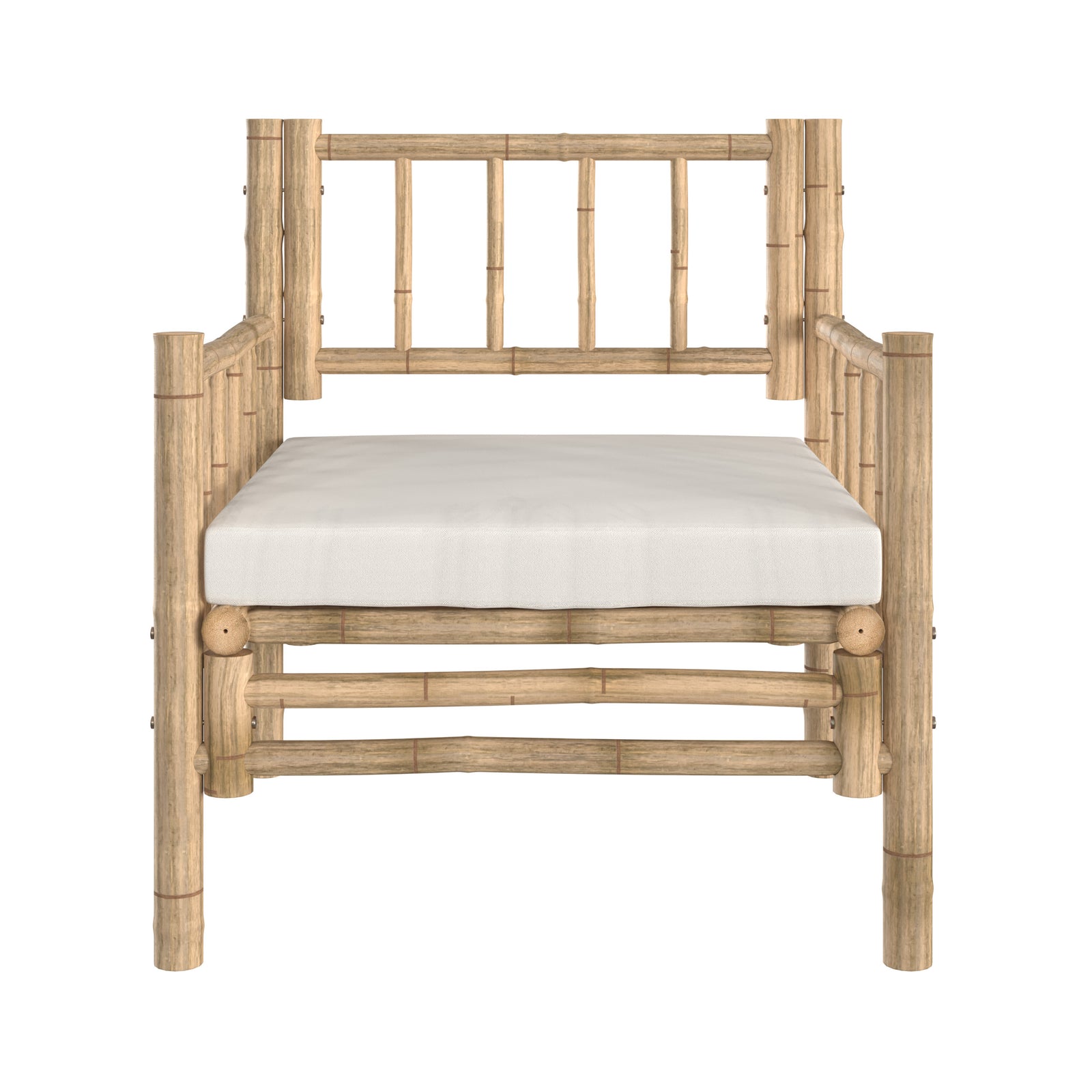 fauteuil de jardin confortable vadella coussins blancs