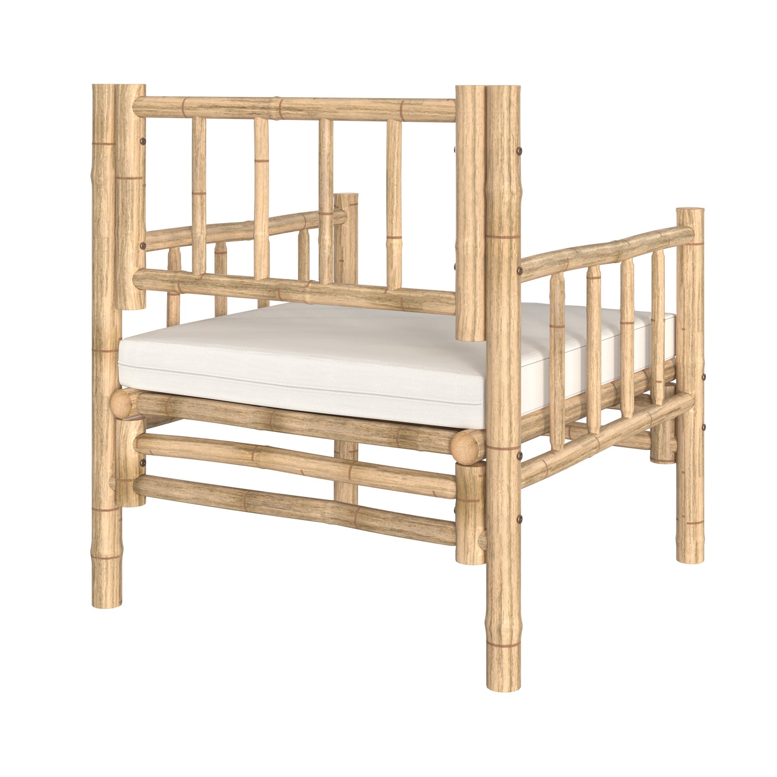 fauteuil de jardin en bambou vadella