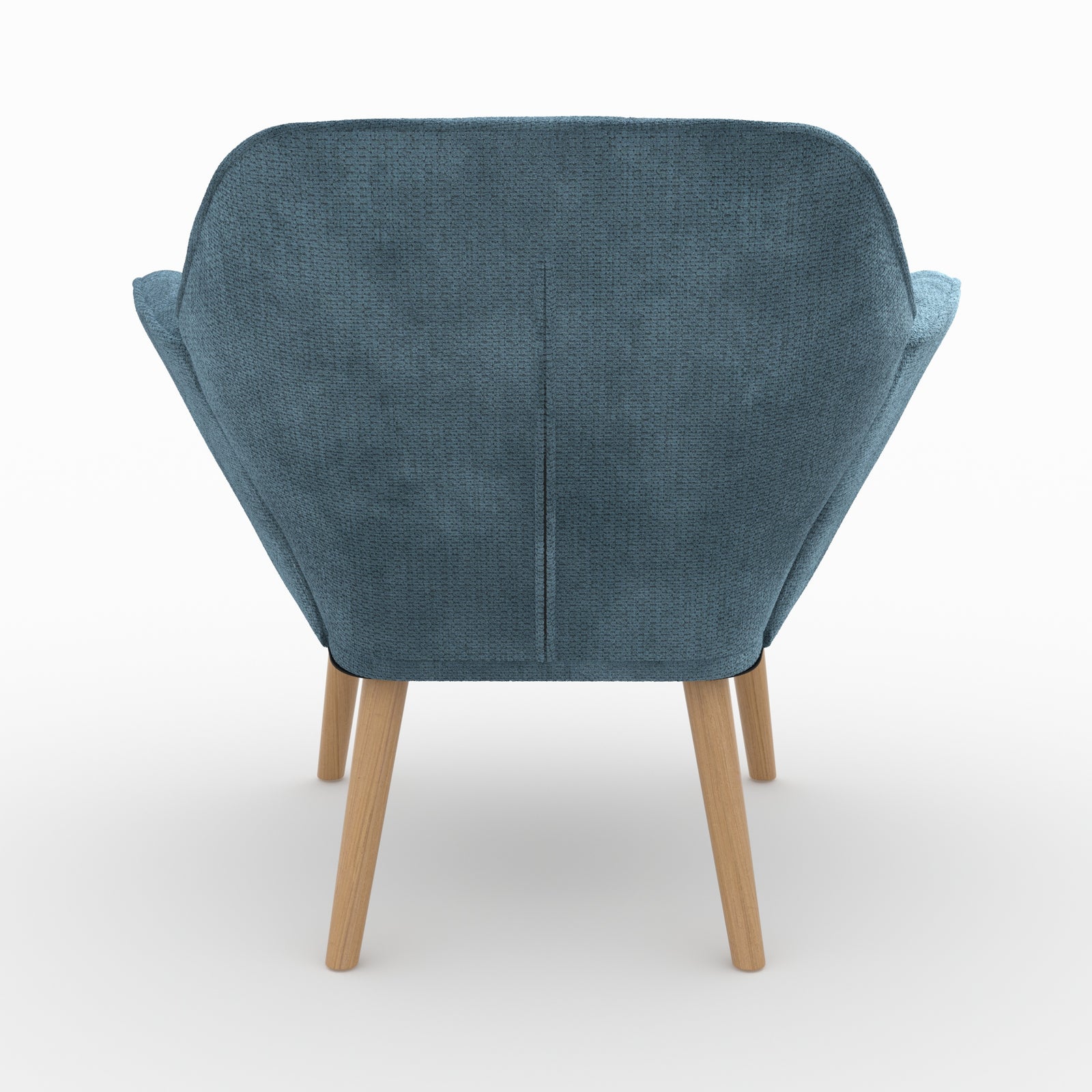 fauteuil en tissu texture bleu simba
