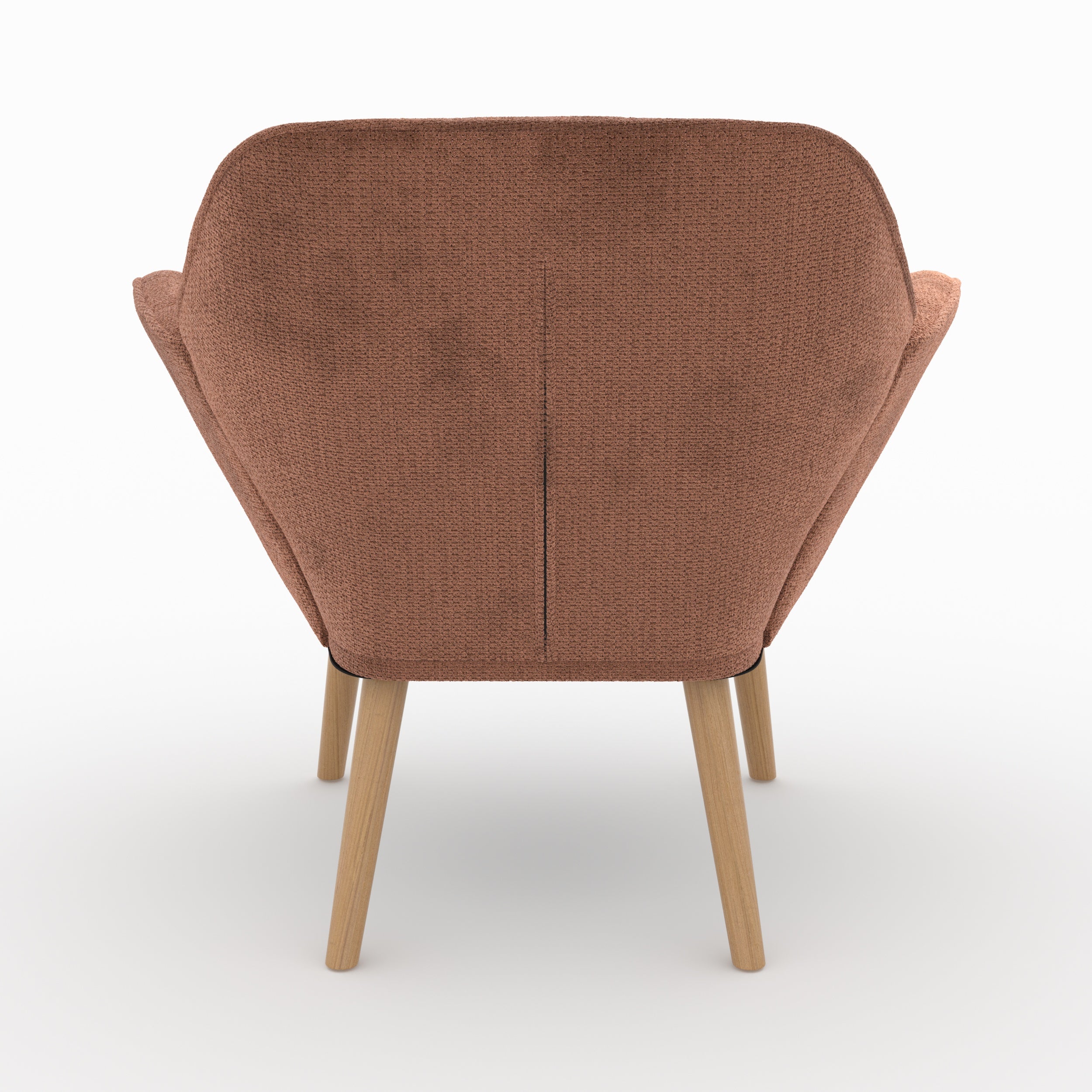 fauteuil en tissu texture rouge ancien simba