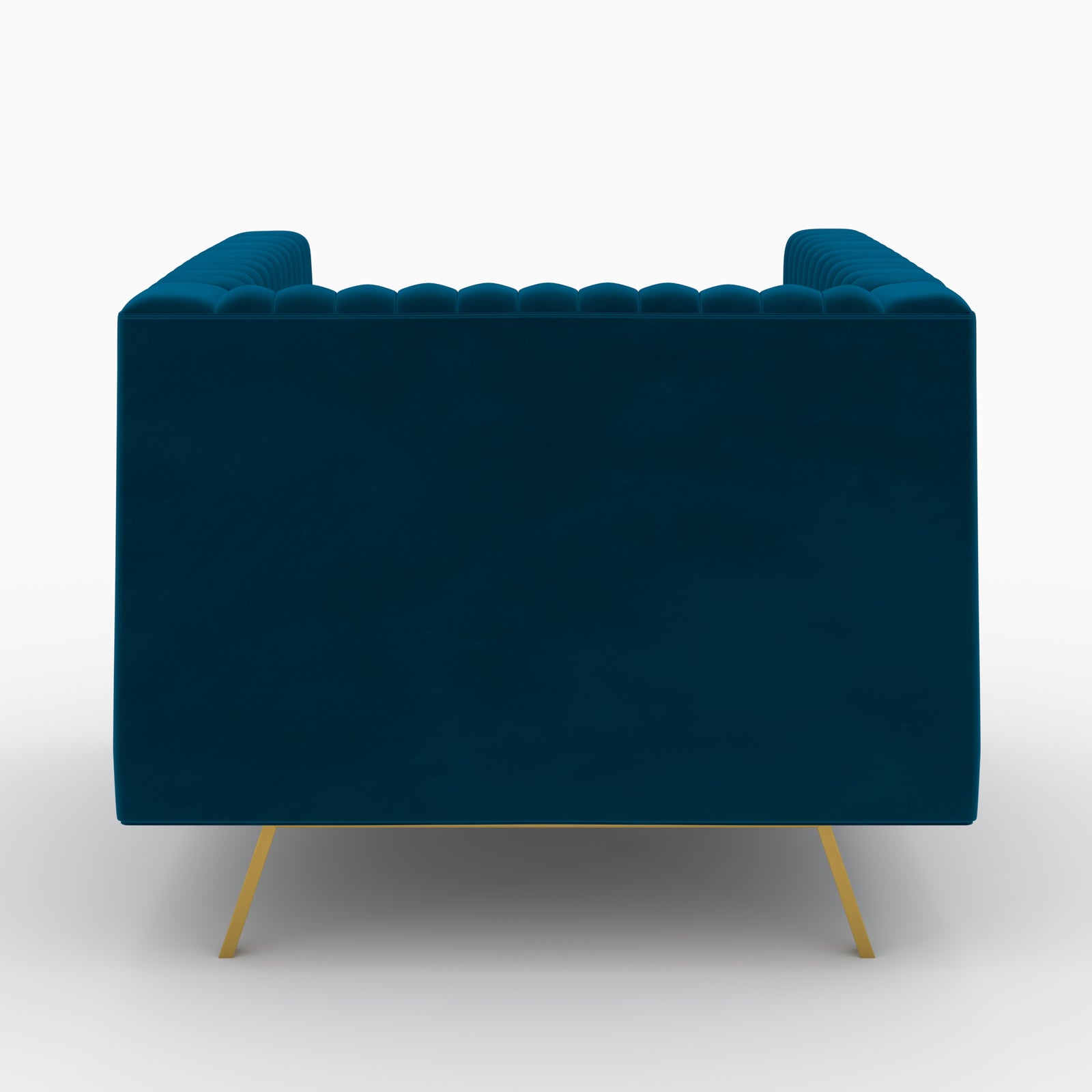 fauteuil et canape gatsby velours bleu 4 places