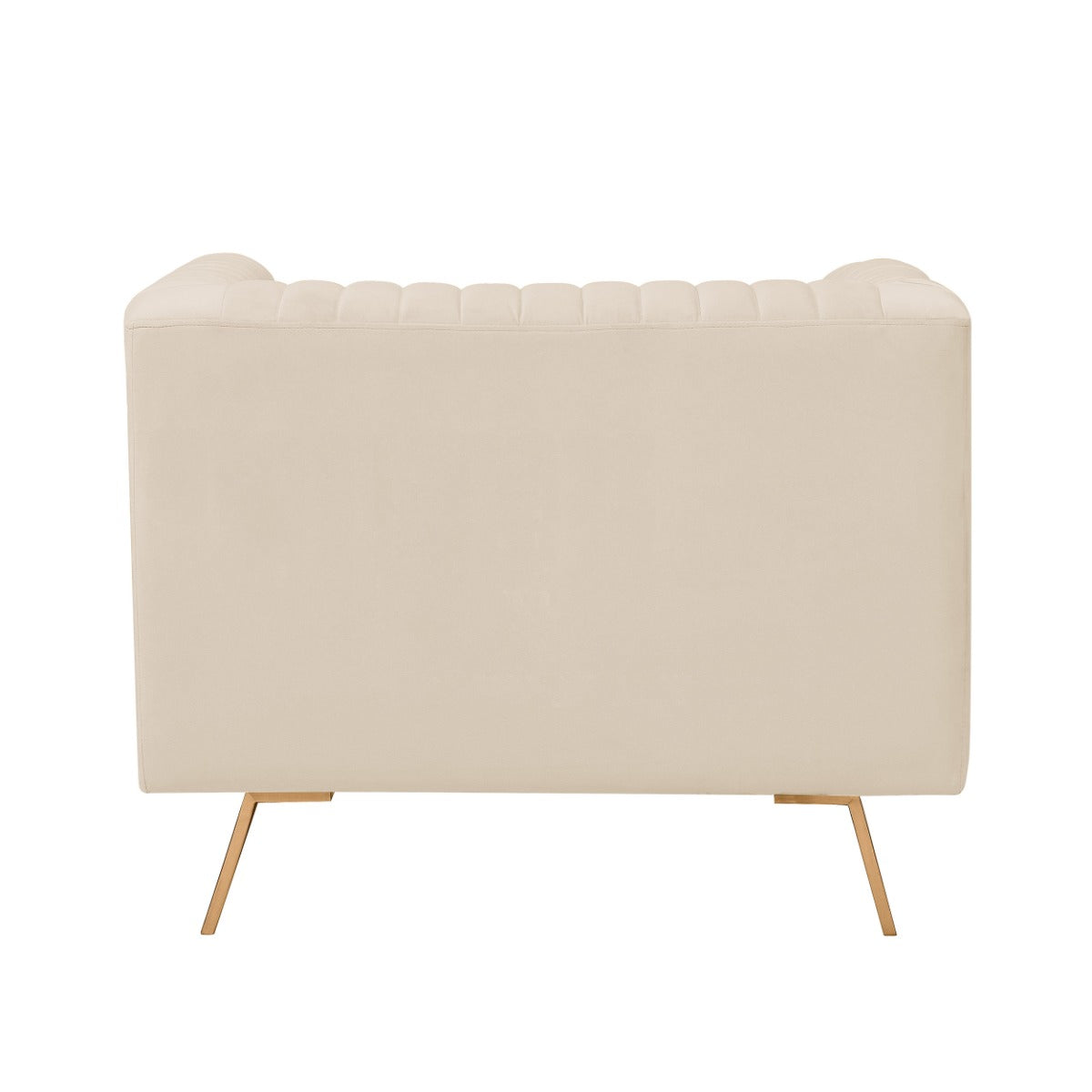 fauteuil gatsby en velours beige