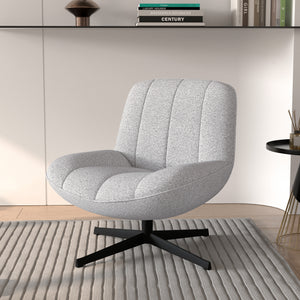 fauteuil gris chine pied noir