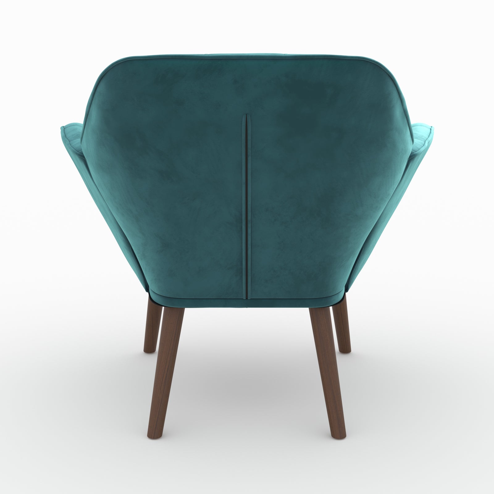 fauteuil simba en velours bleu fonce 