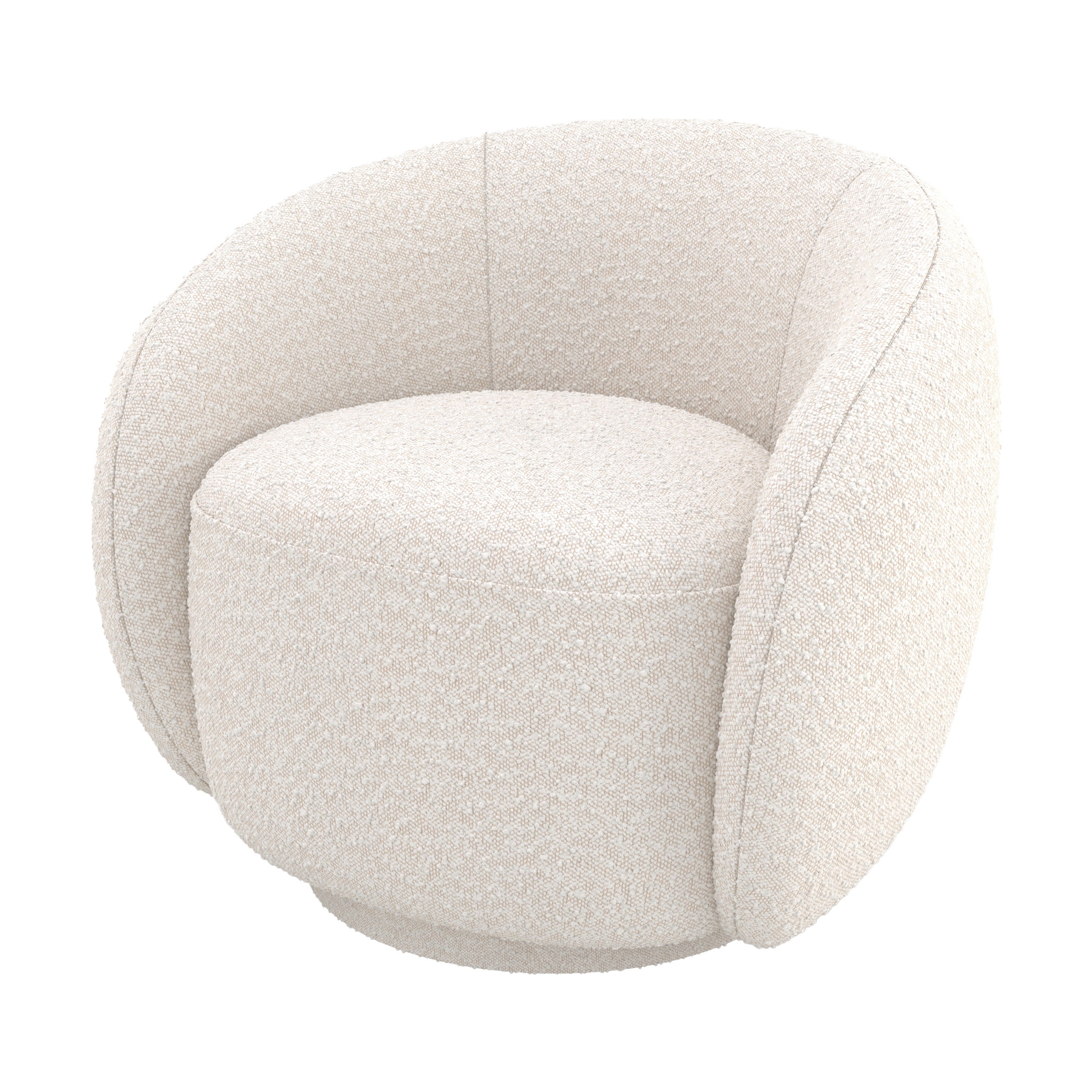 fauteuil tissu boucle blanc naya rendez vous deco salon