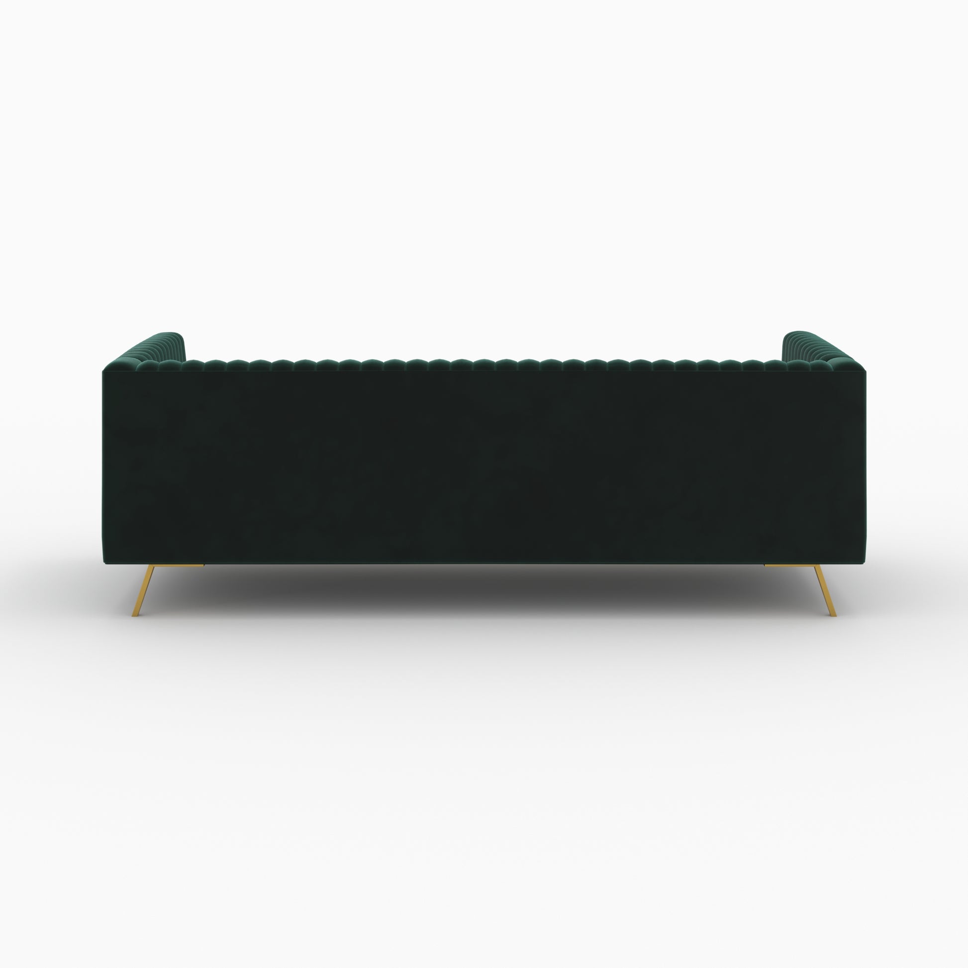 gatsby ensemble canape et fauteuil en velours vert 3 places