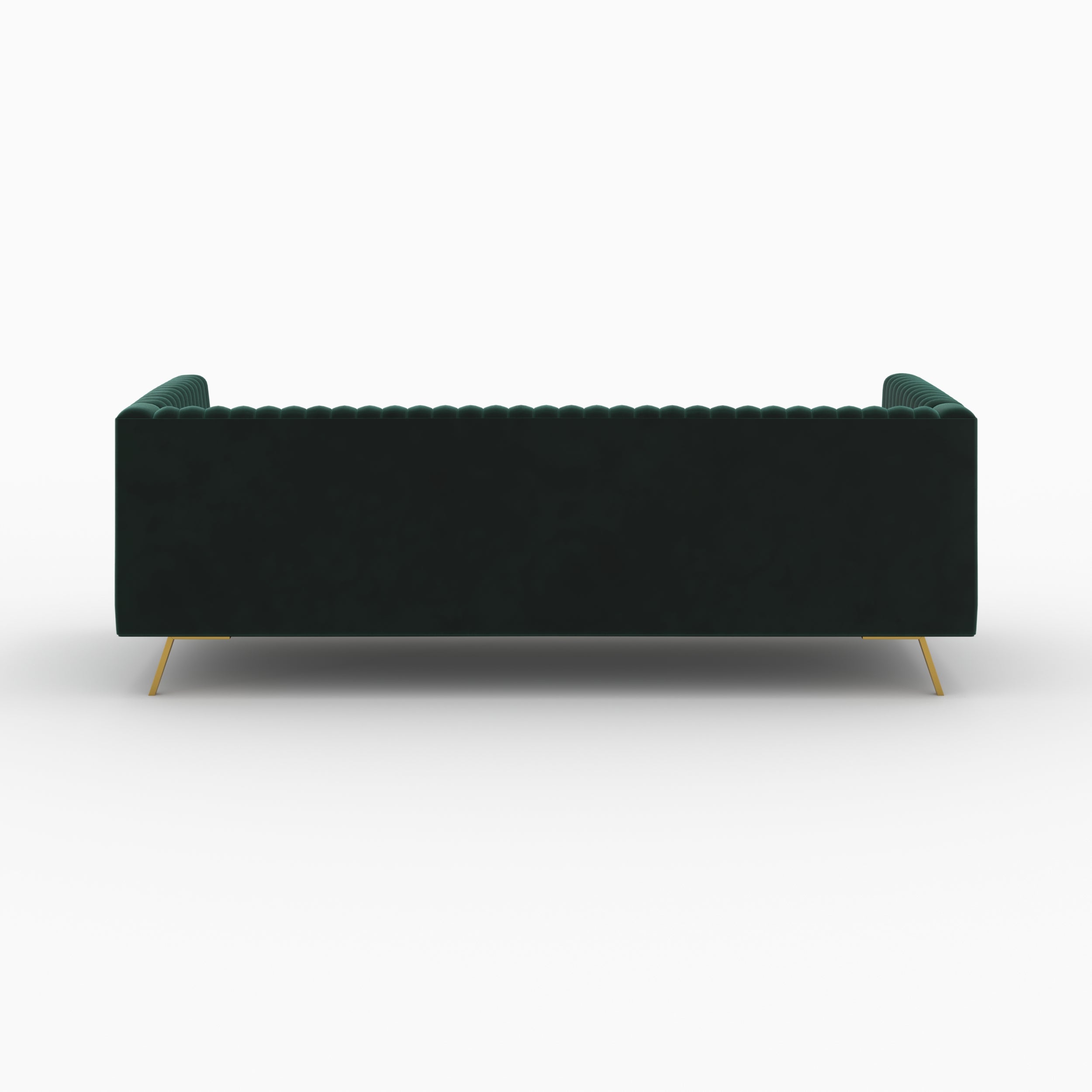 gatsby ensemble canape et fauteuil en velours vert 3 places