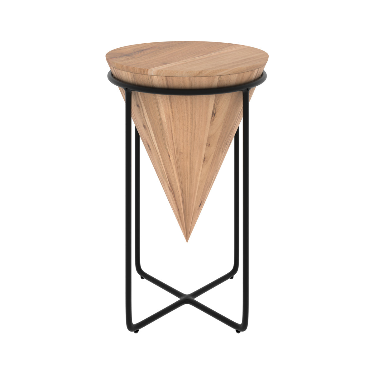 grande sellette mafana d 41 cm en bois d accacia