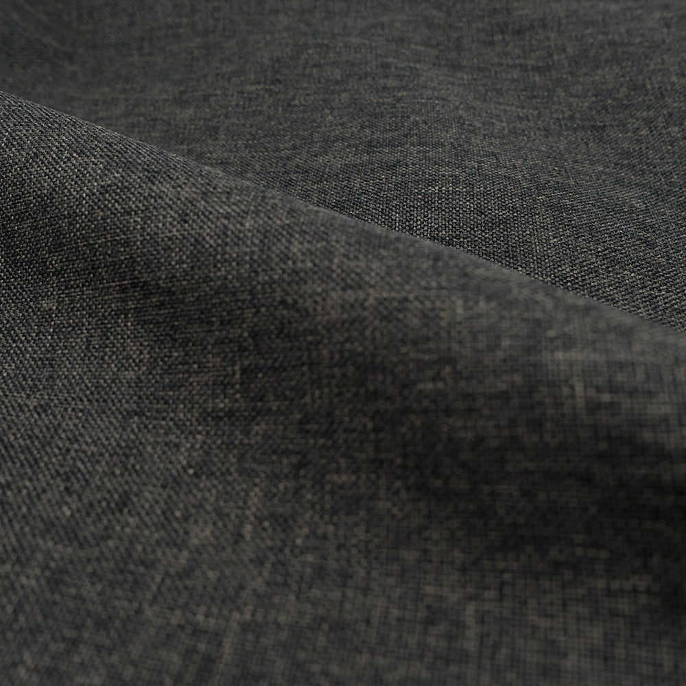 havane chaise grise tissu et pieds en bois noir zoom