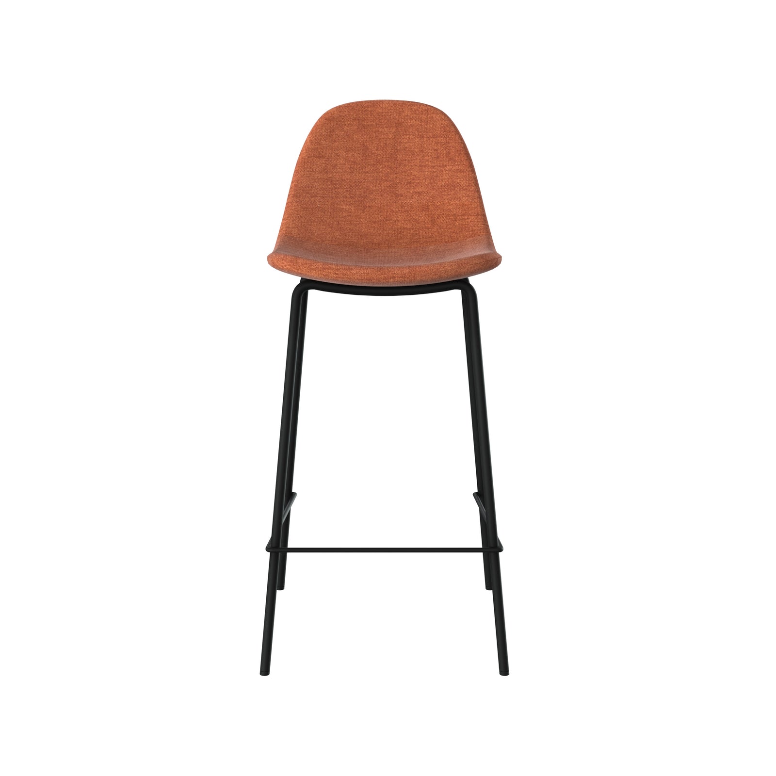 henrik chaise pour ilot central en tissu terracotta chine 65 cm lot de 2