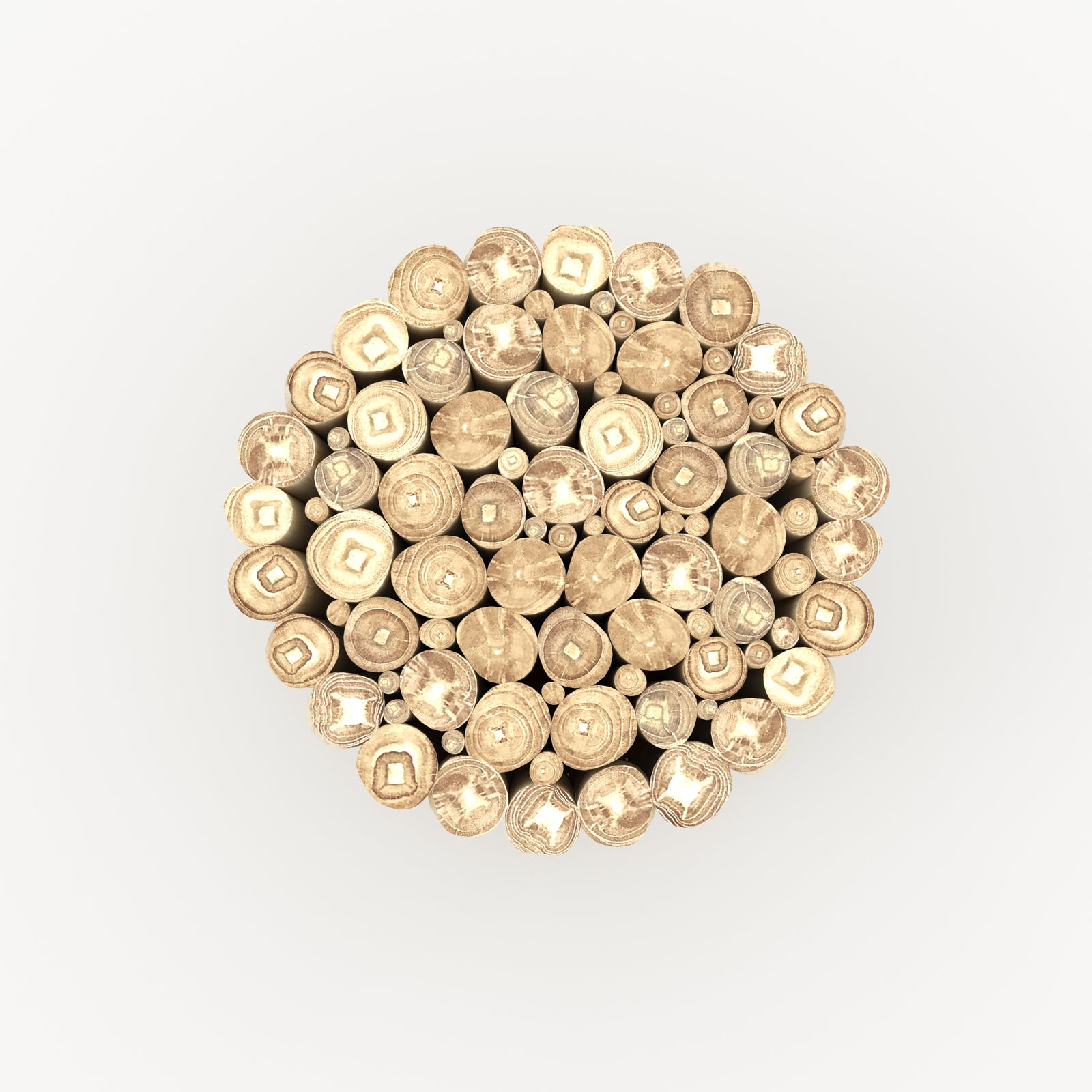 imani table d appoint de jardin en bois de teck fond beige