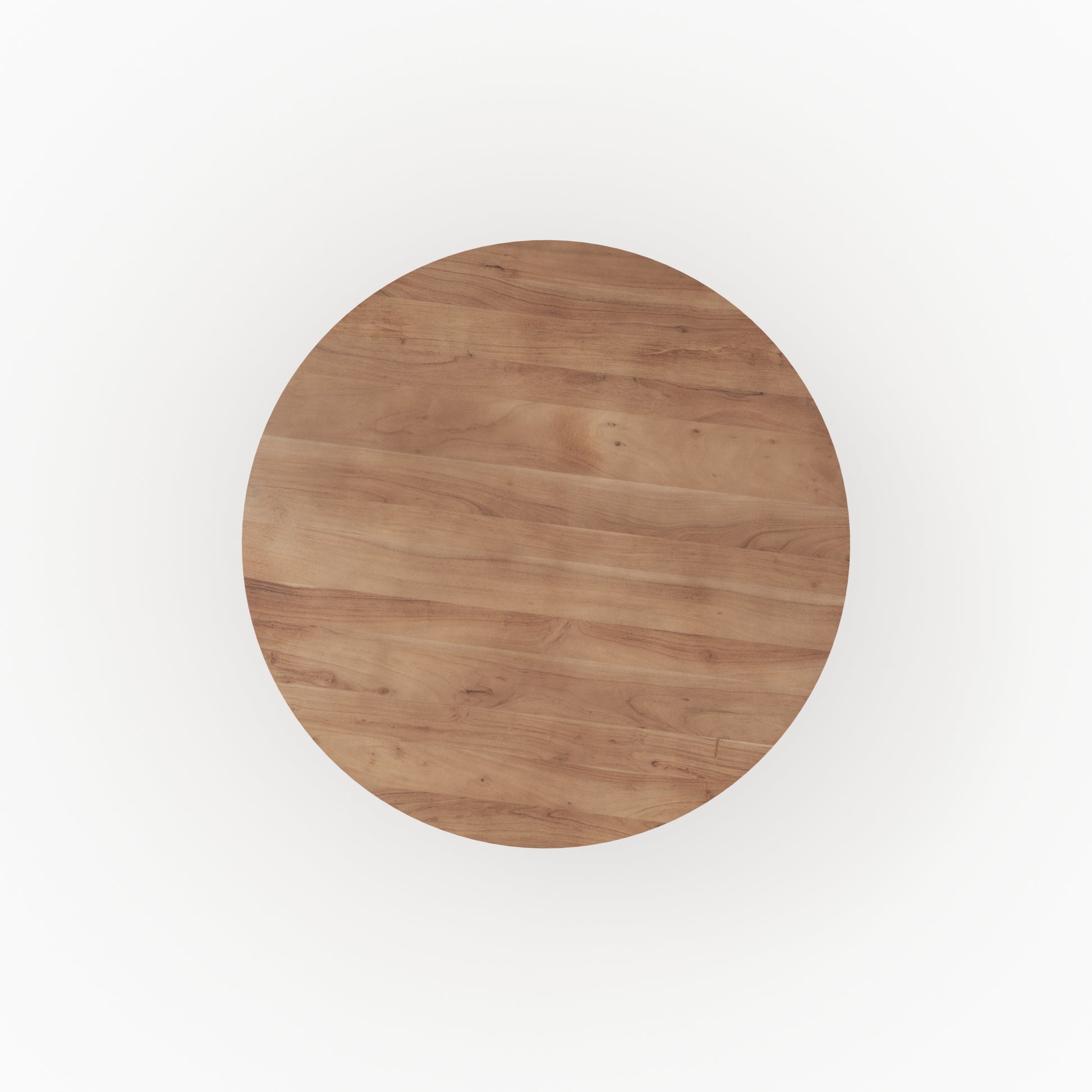 kepes table ronde en bois acacia pied strie