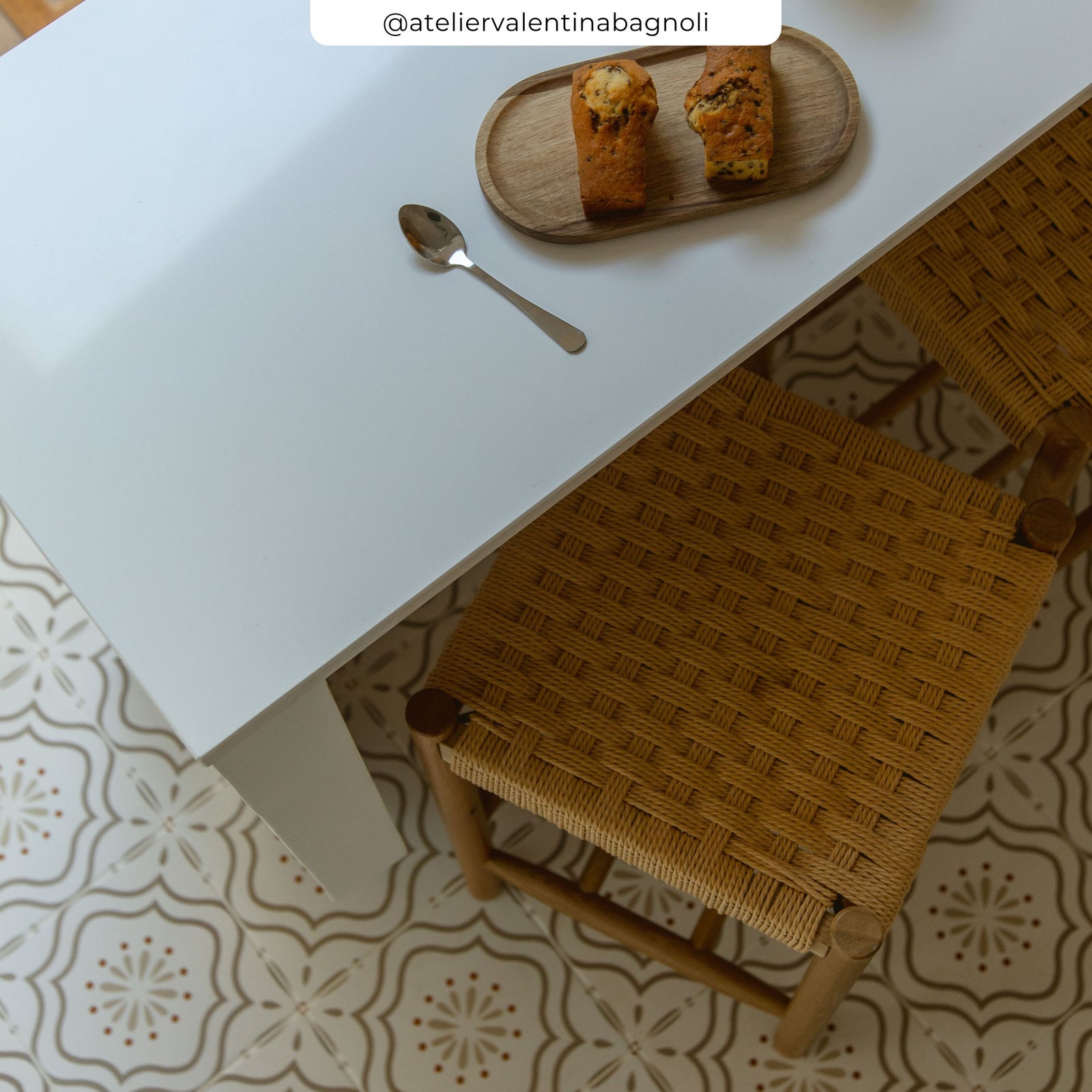 kepler tabouret de bar chene tressage 65 cm