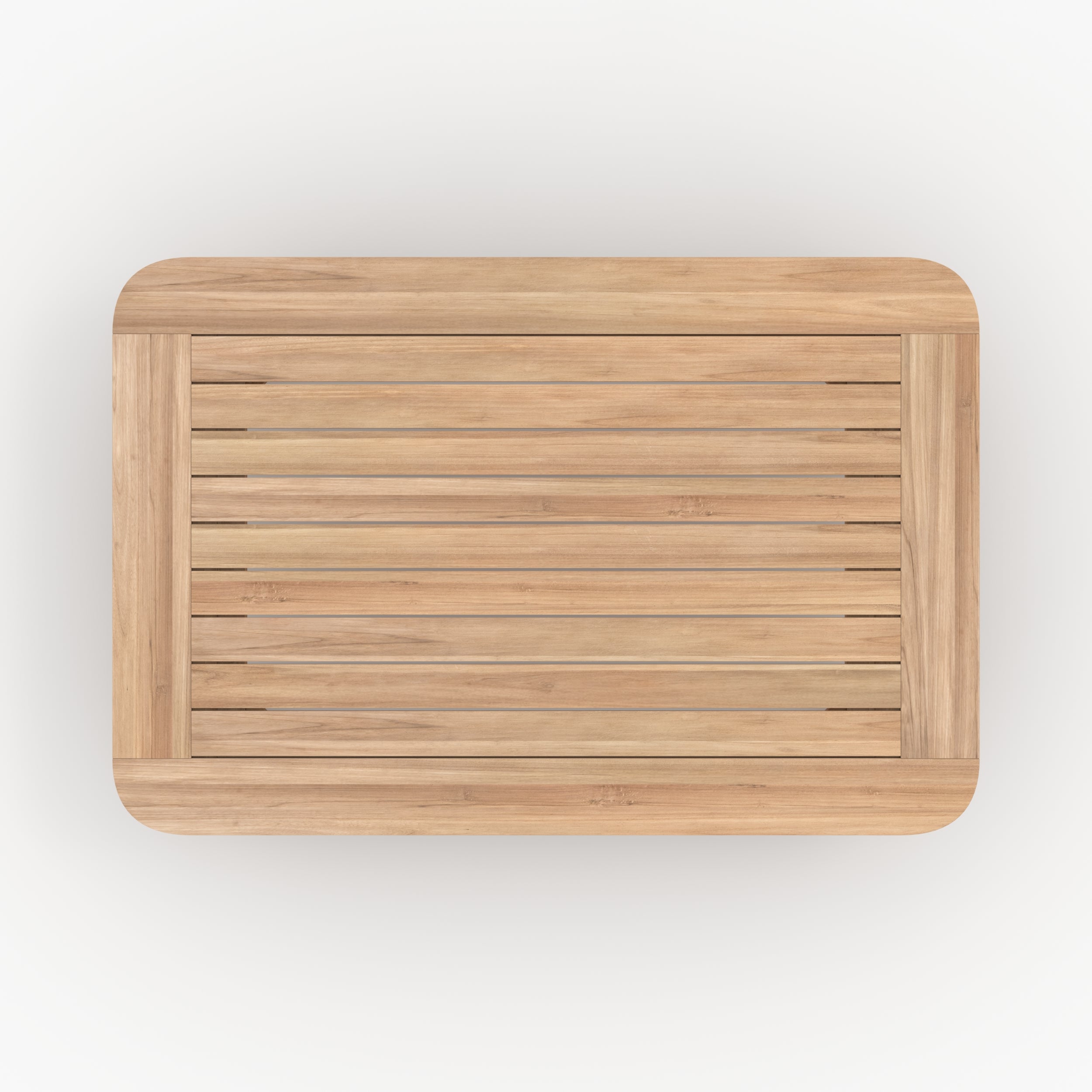 Salon de jardin Kilda 2 places en teck et tissu gris, 2 fauteuils